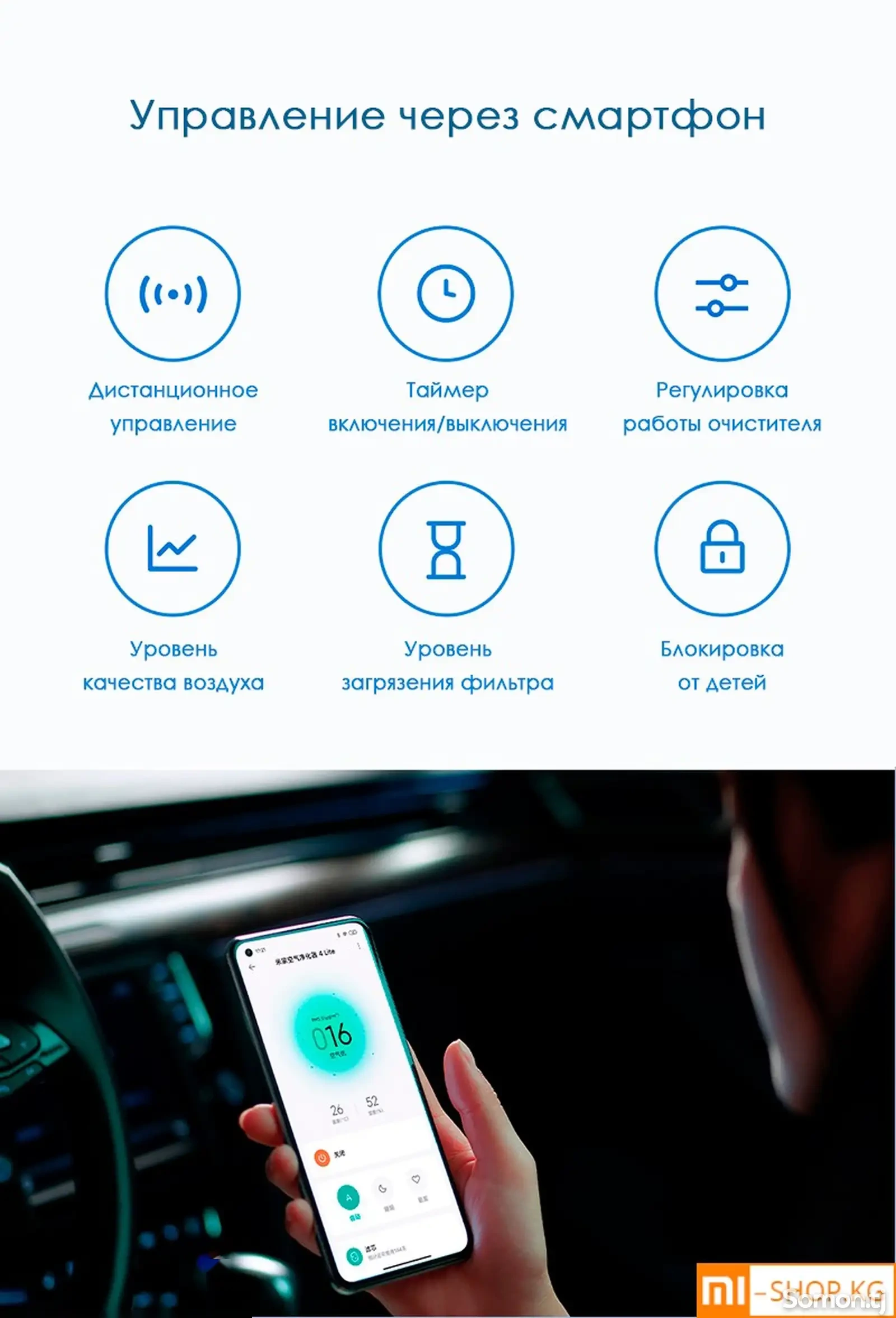 Очиститель воздуха Mijia Mi Smart Air Purifier 4 Lite
