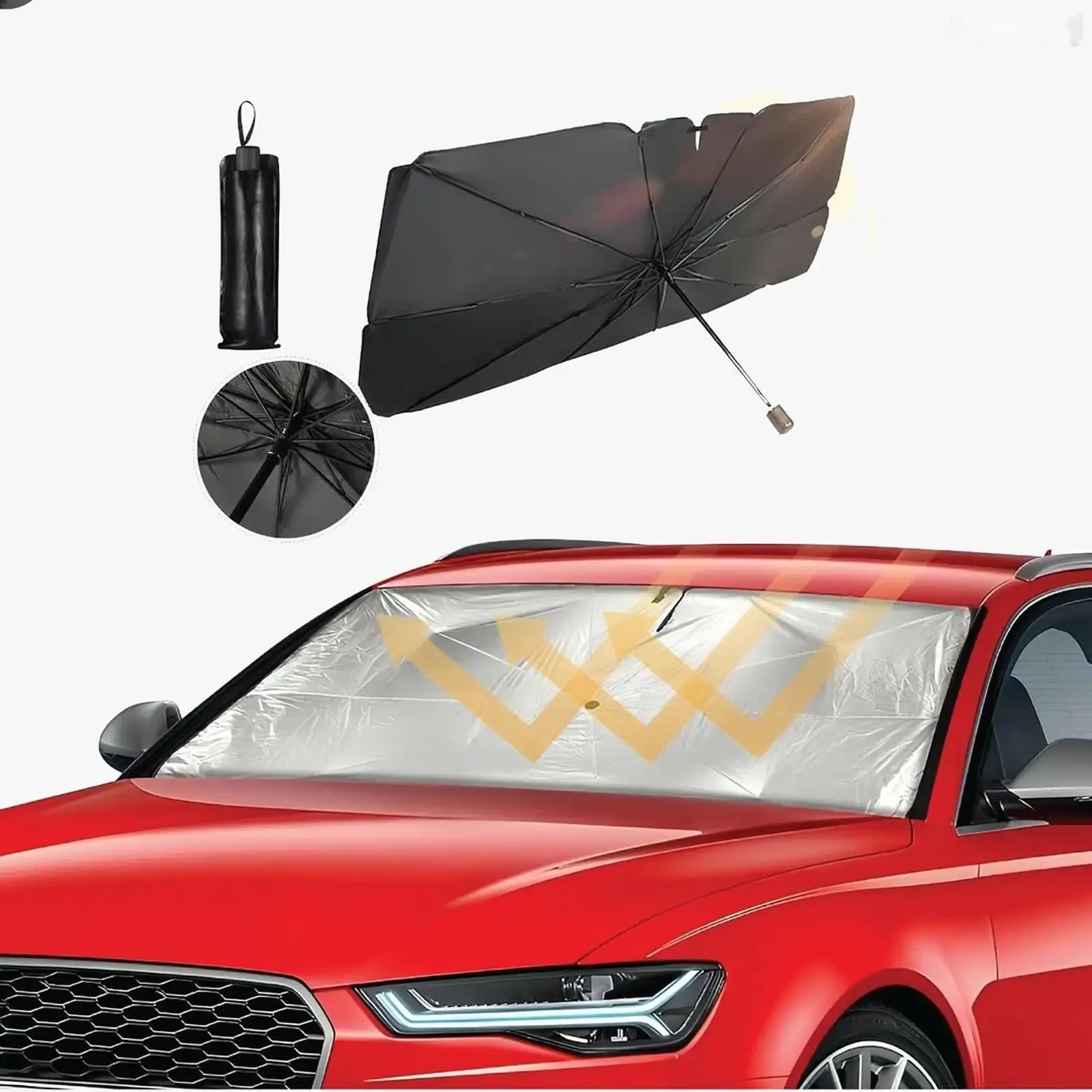 Зонтик для авто Green Lion Car Windshield Sunshade Umbrella — фото 3