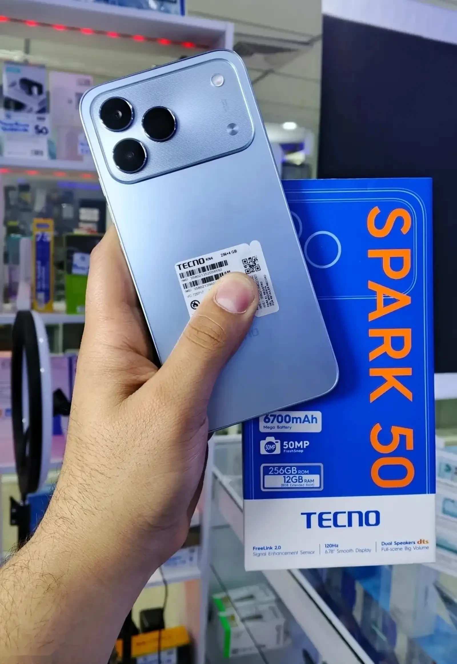 Tecno Spark 50 8/128Gb blue 6700Мач — фото 2
