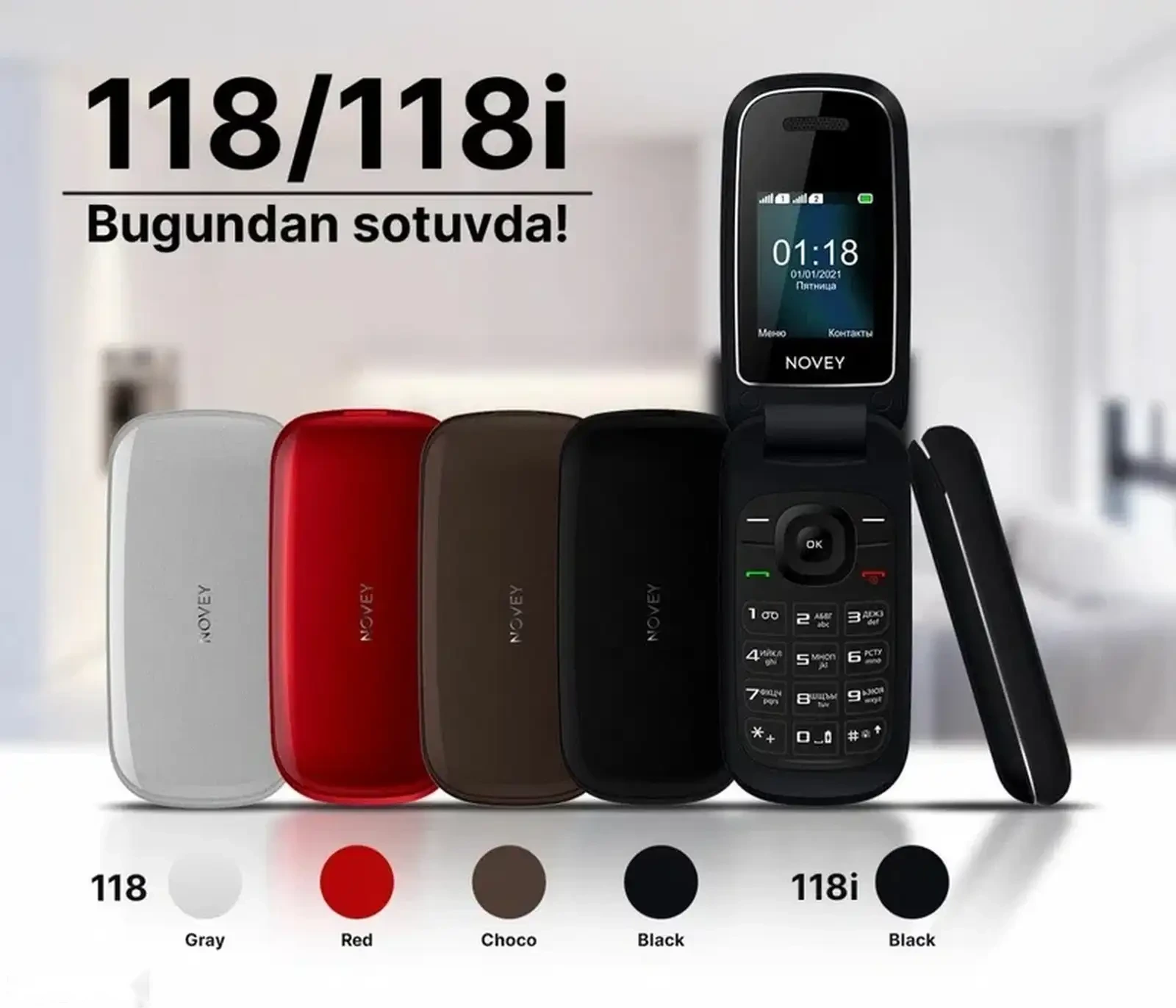 Телефон Novey 118 Plus — фото 3