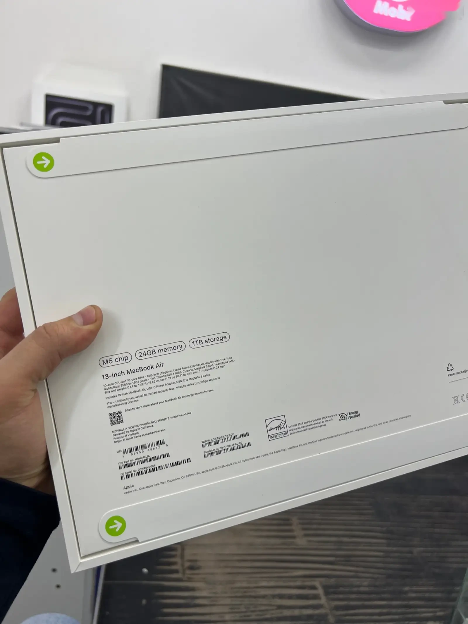 Ноутбук Macbook M5 air 24/1tb — фото 2