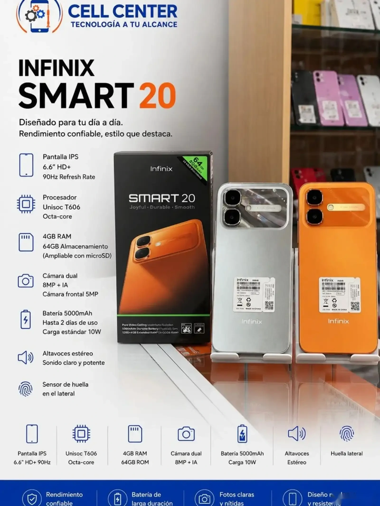 Infinix Smart 20 4+4/8/64Gb Global Version — фото 2