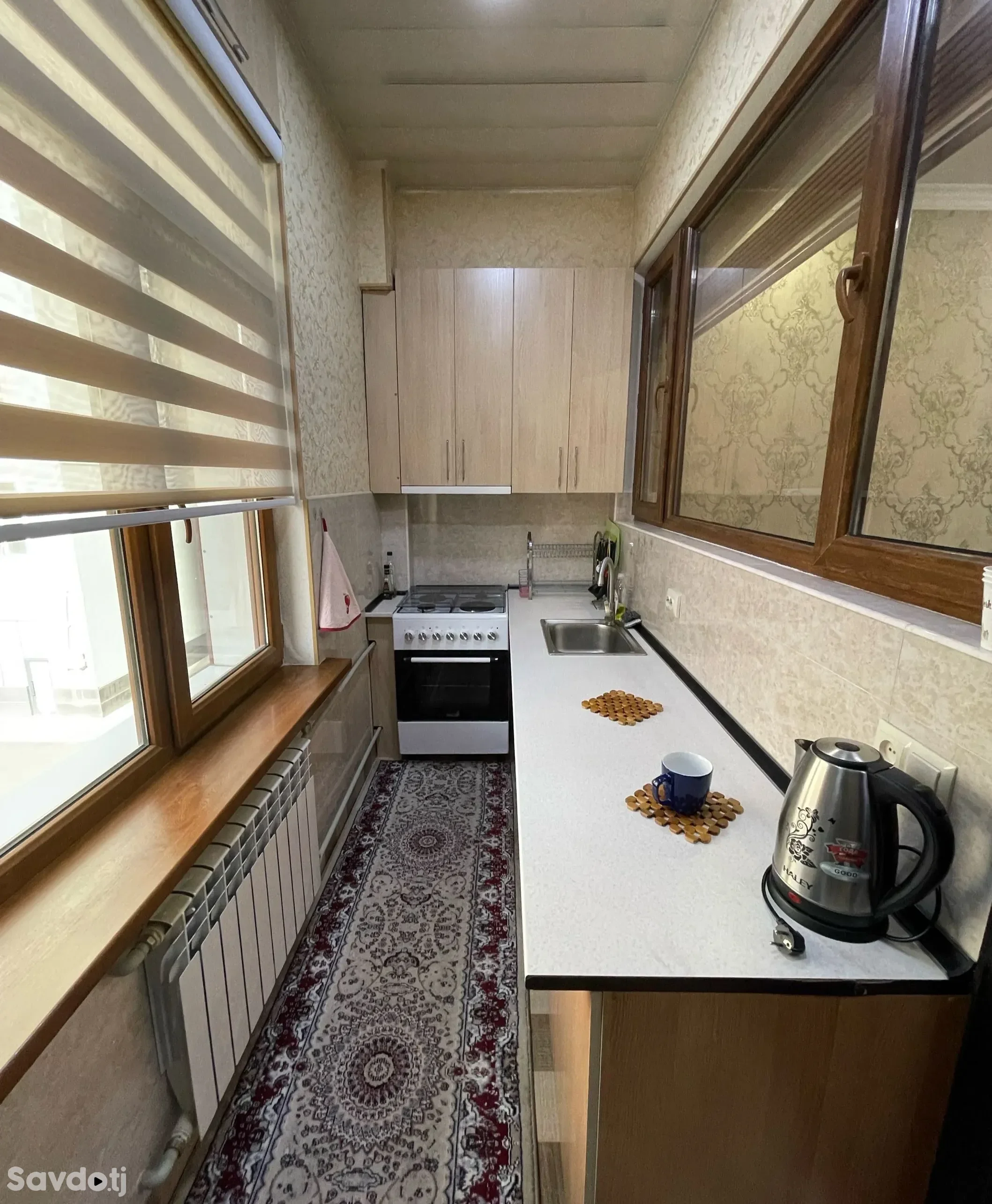 2-к квартира, 3 этаж, 60 м², Овир/И Сомони
