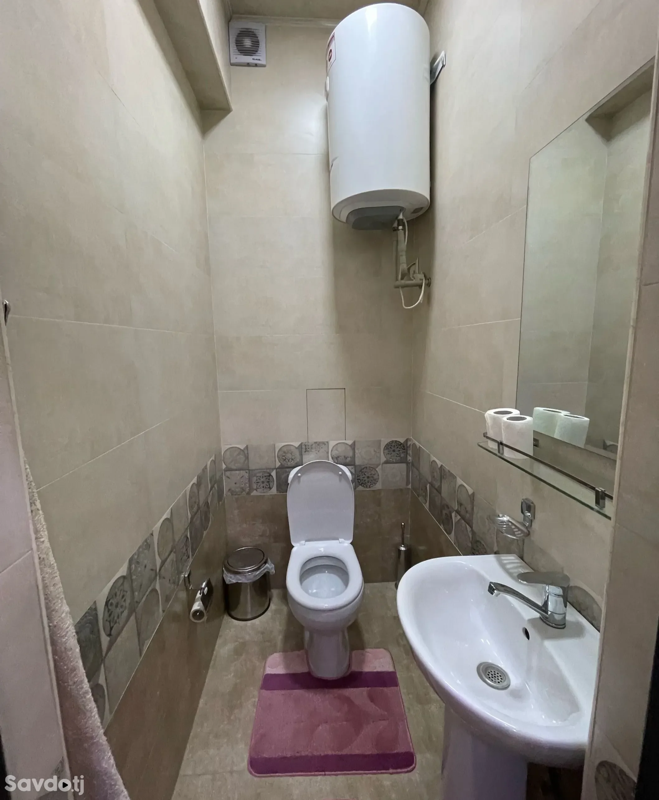 2-к квартира, 3 этаж, 60 м², Овир/И Сомони