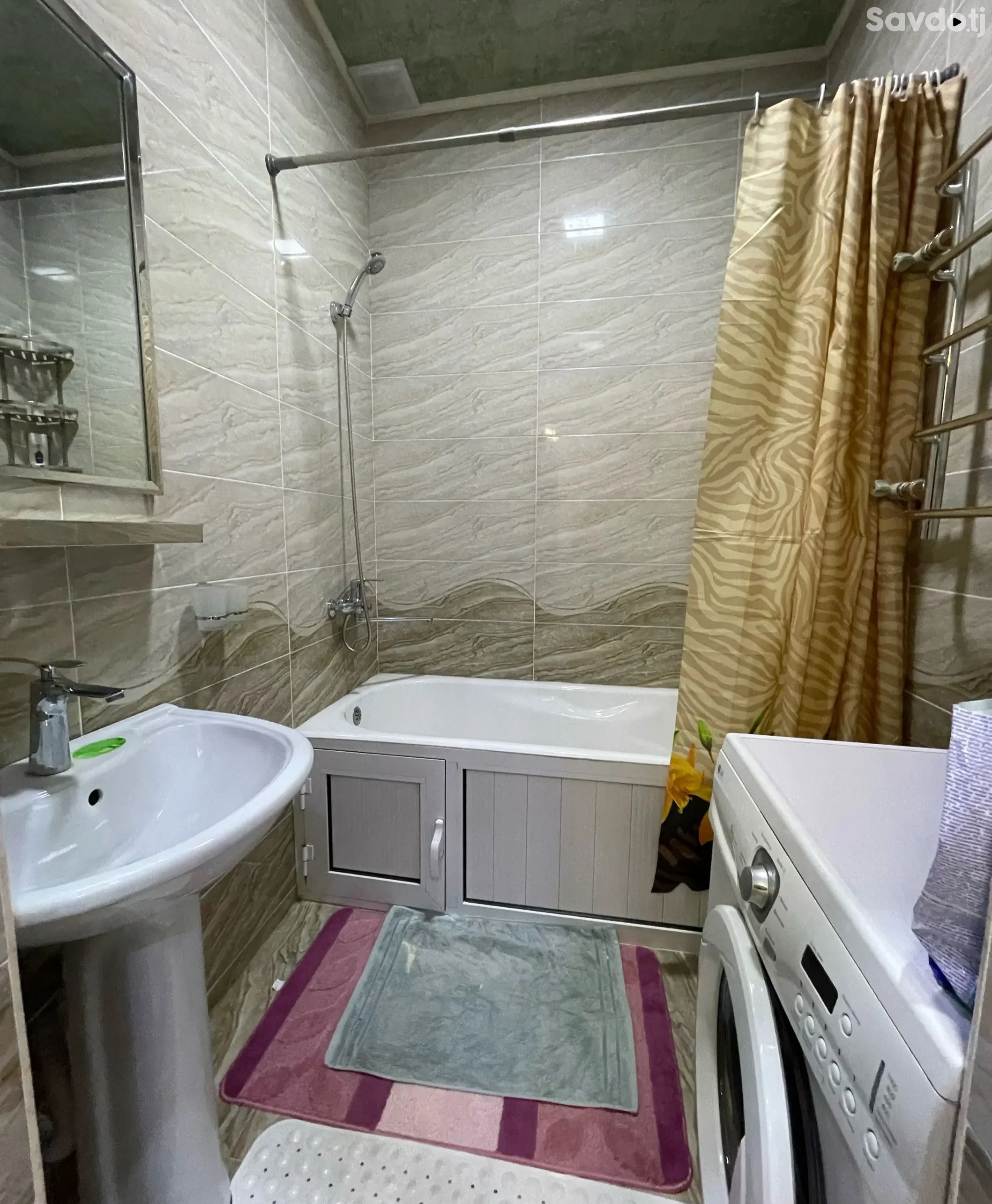 2-к квартира, 3 этаж, 60 м², Овир/И Сомони
