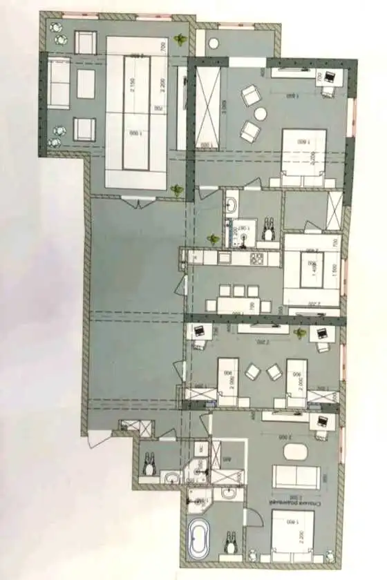 4-к квартира, 2 этаж, 200 м², Сино