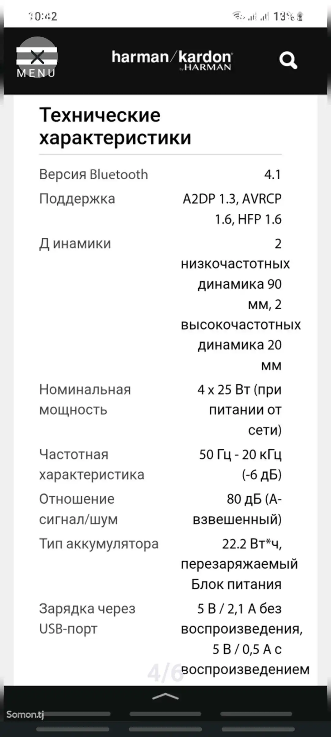 калонка Harman Kardon GO+PLAY 