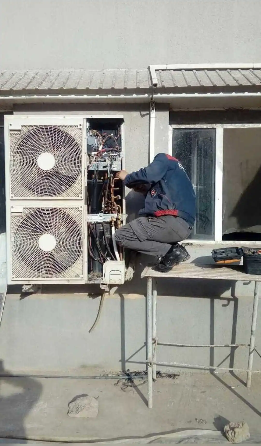 установка кондиционер