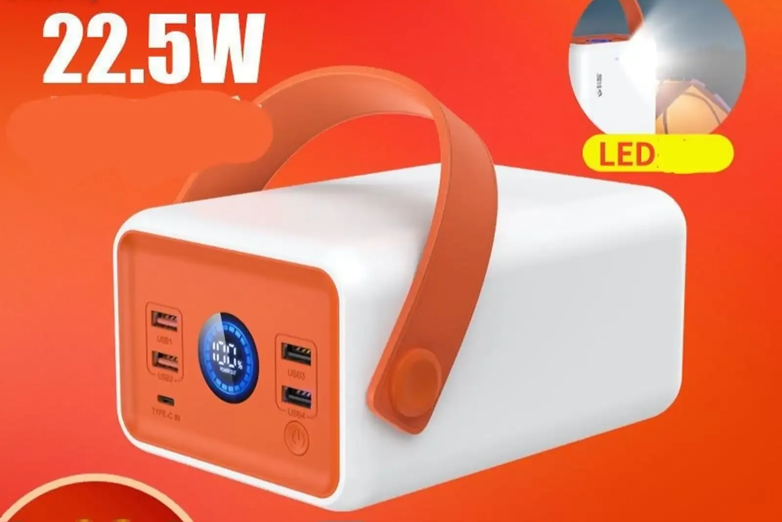 Внешний аккумулятор повербанк 100000mAh Kezhi
