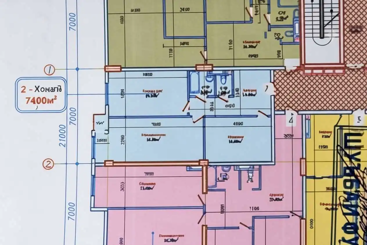 2-к квартира, 15 этаж, 80 м², И.Сомонӣ