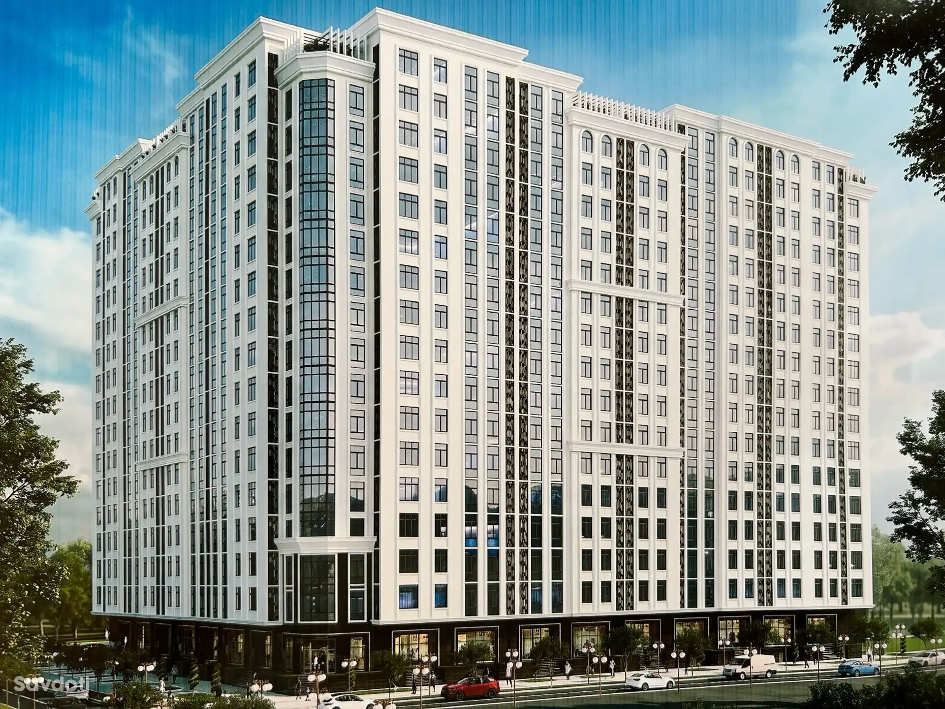 3-к квартира, 10 этаж, 105 м², Рудаки