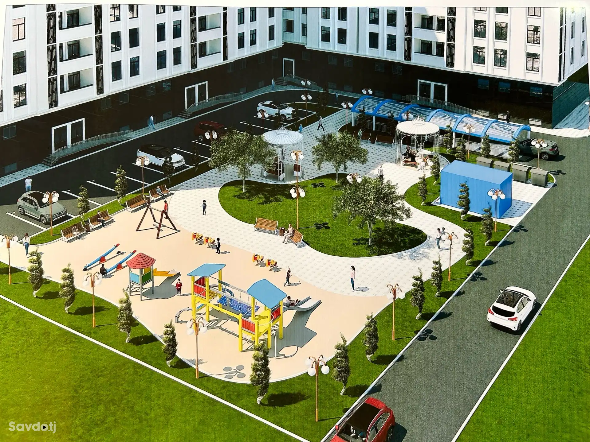 3-к квартира, 10 этаж, 105 м², Рудаки