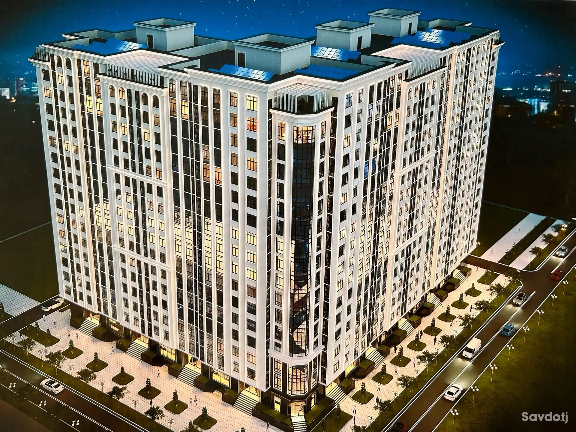 3-к квартира, 10 этаж, 105 м², Рудаки