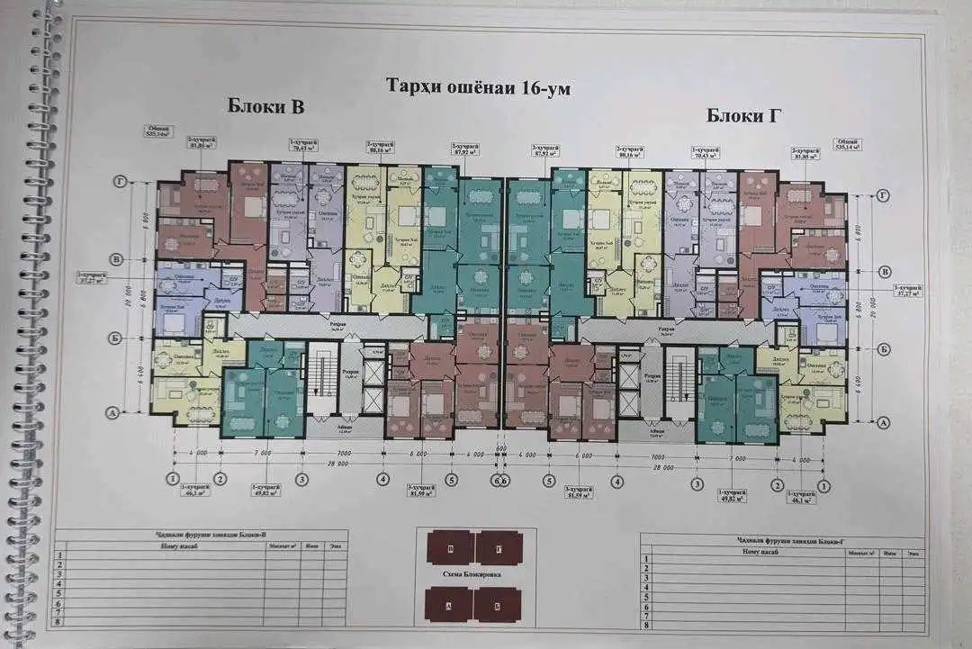 3-к квартира, 10 этаж, 81 м², Рудаки