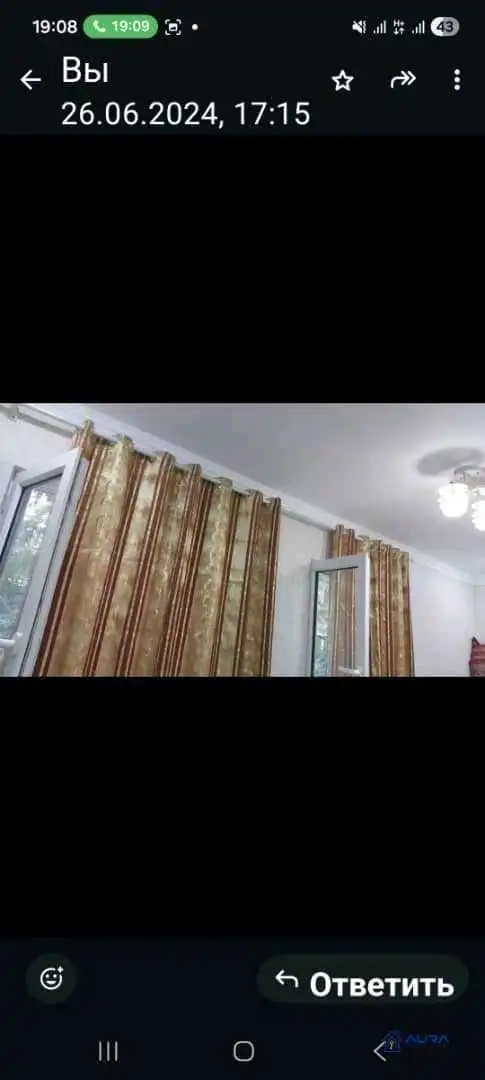 1-к квартира, 2 этаж, 34 м², Сино