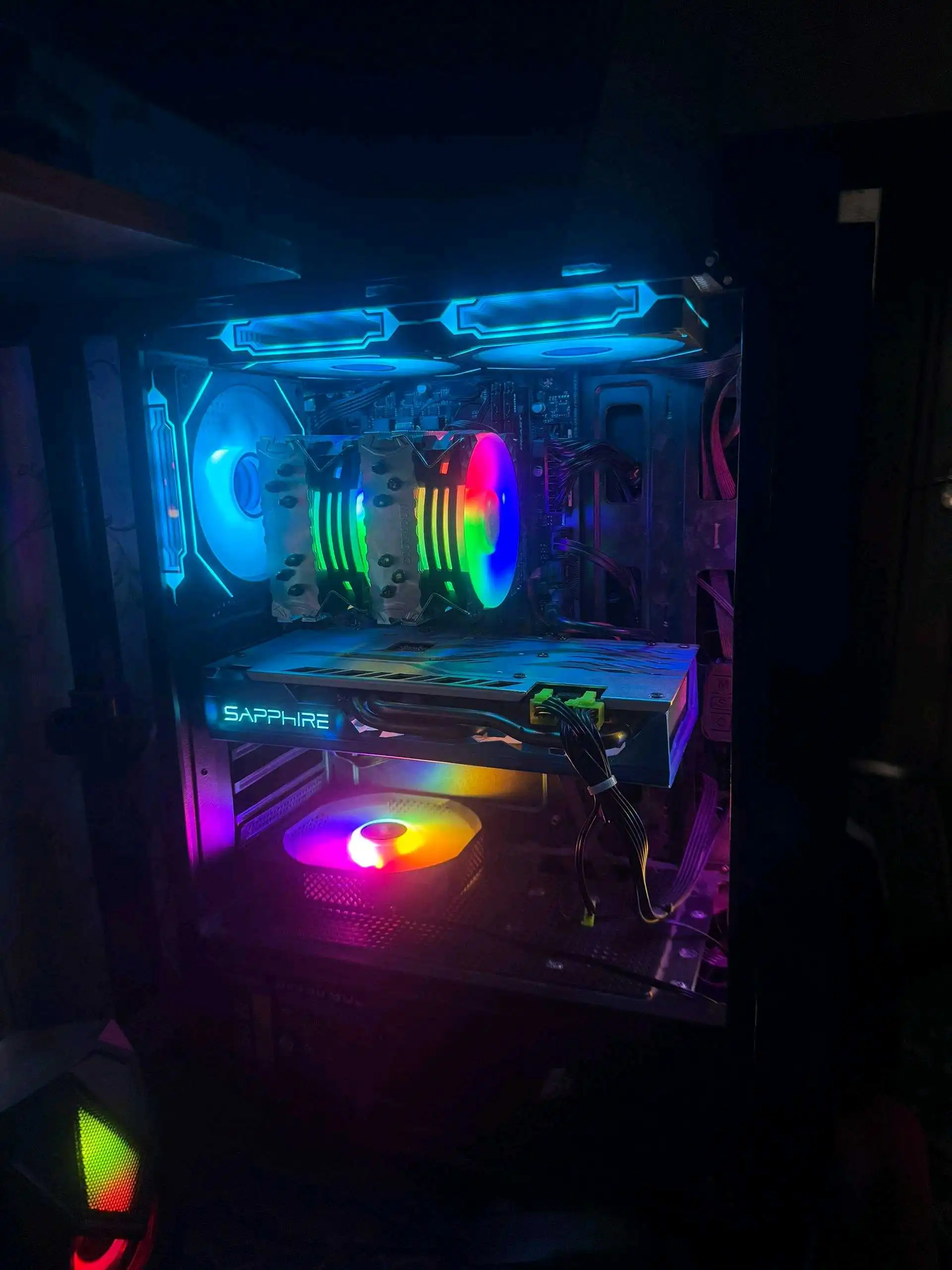 Игровой компьютер I5-12400F + RX 590 8Gb