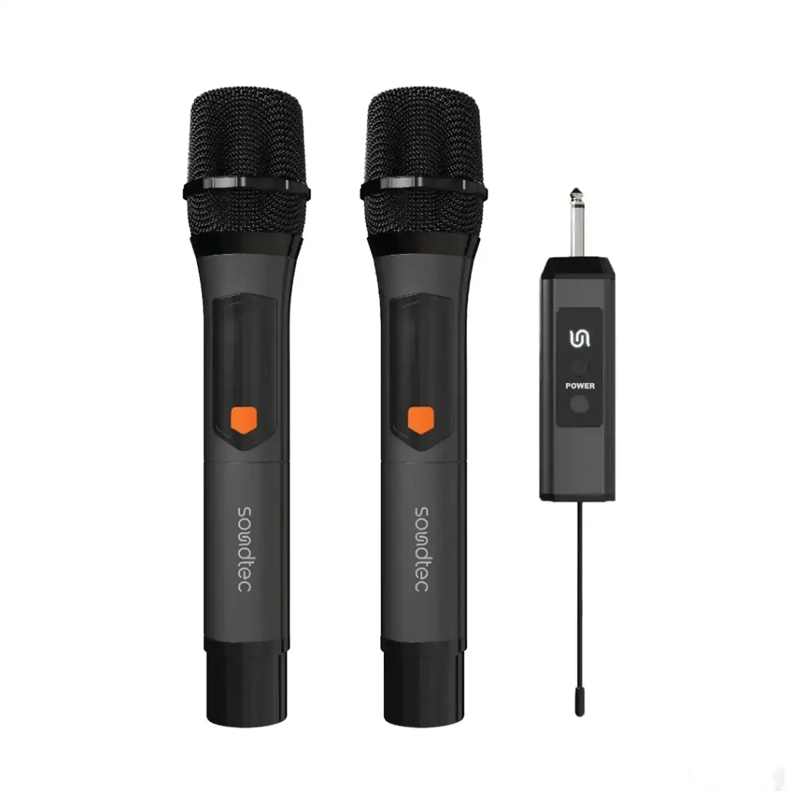 Беспроводной микрофон Porodo Soundtec Dual-Channel Handy Wireless Microphone Rec — фото 2