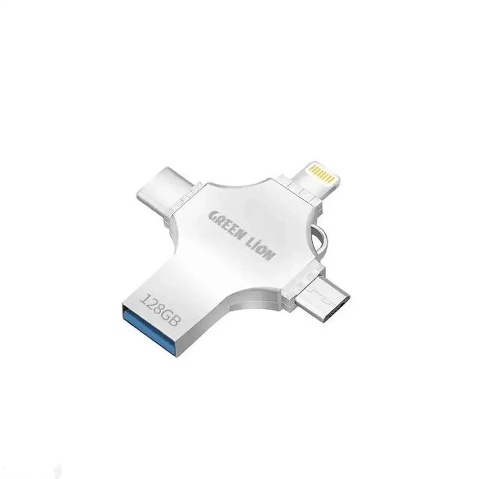 Флеш накопителя Green Lion 4 in 1 USB Flash Drive 128GB — фото 3