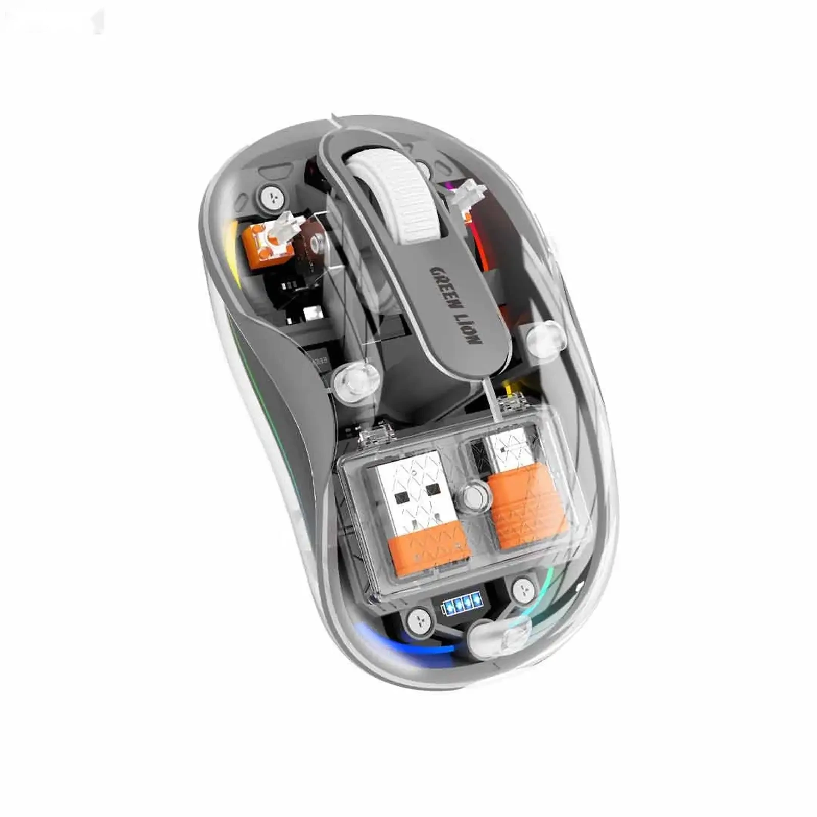 Мышь Green Lion Wireless Turtle Mouse 2400DPI черный — фото 2