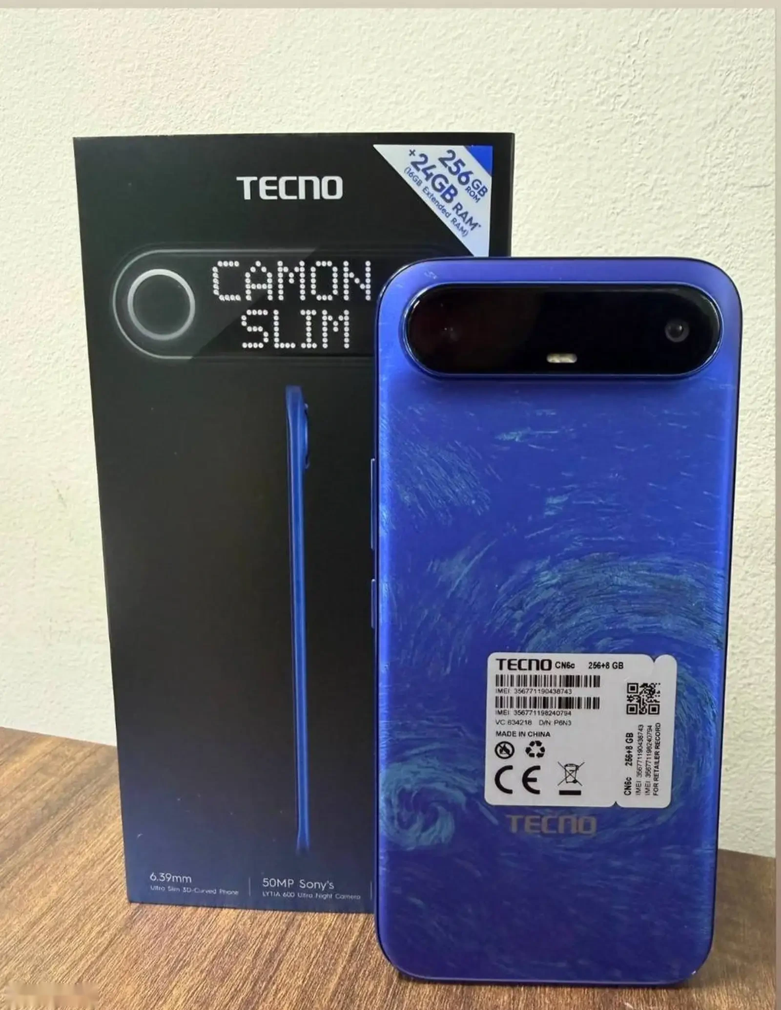 Tecno Camon Slim 8+16/256Gb black 5600Мач — фото 4
