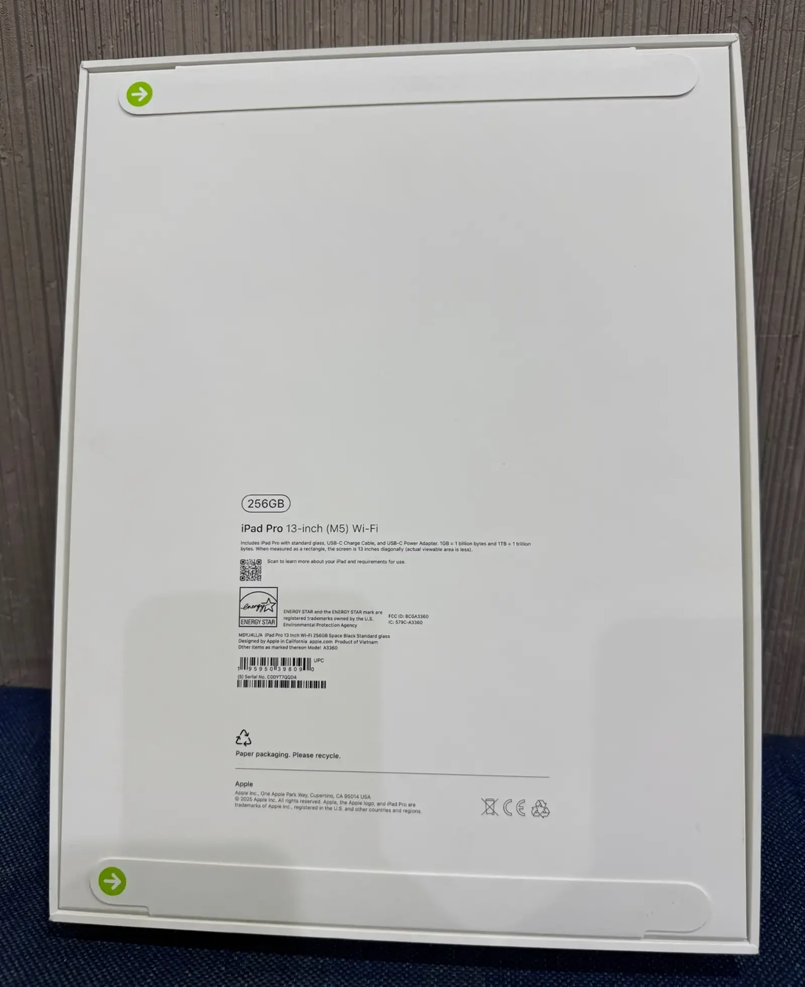 Планшет Apple iPad Pro 13 M5 WiFi 256GB