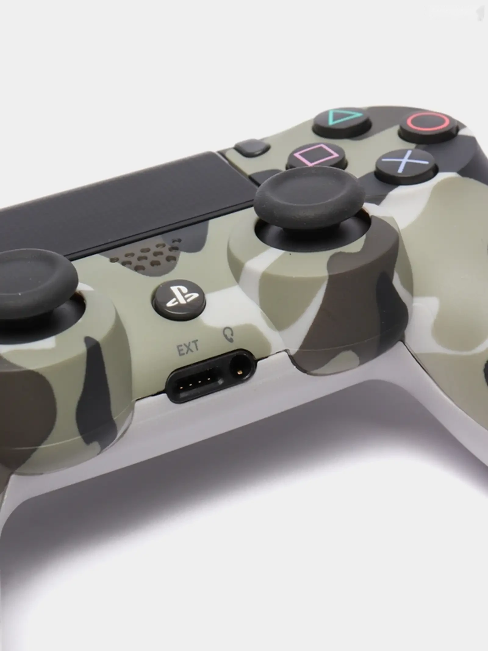 Геймпад джойстик Sony DualShock 4 для PS4 хаки и серый — фото 3
