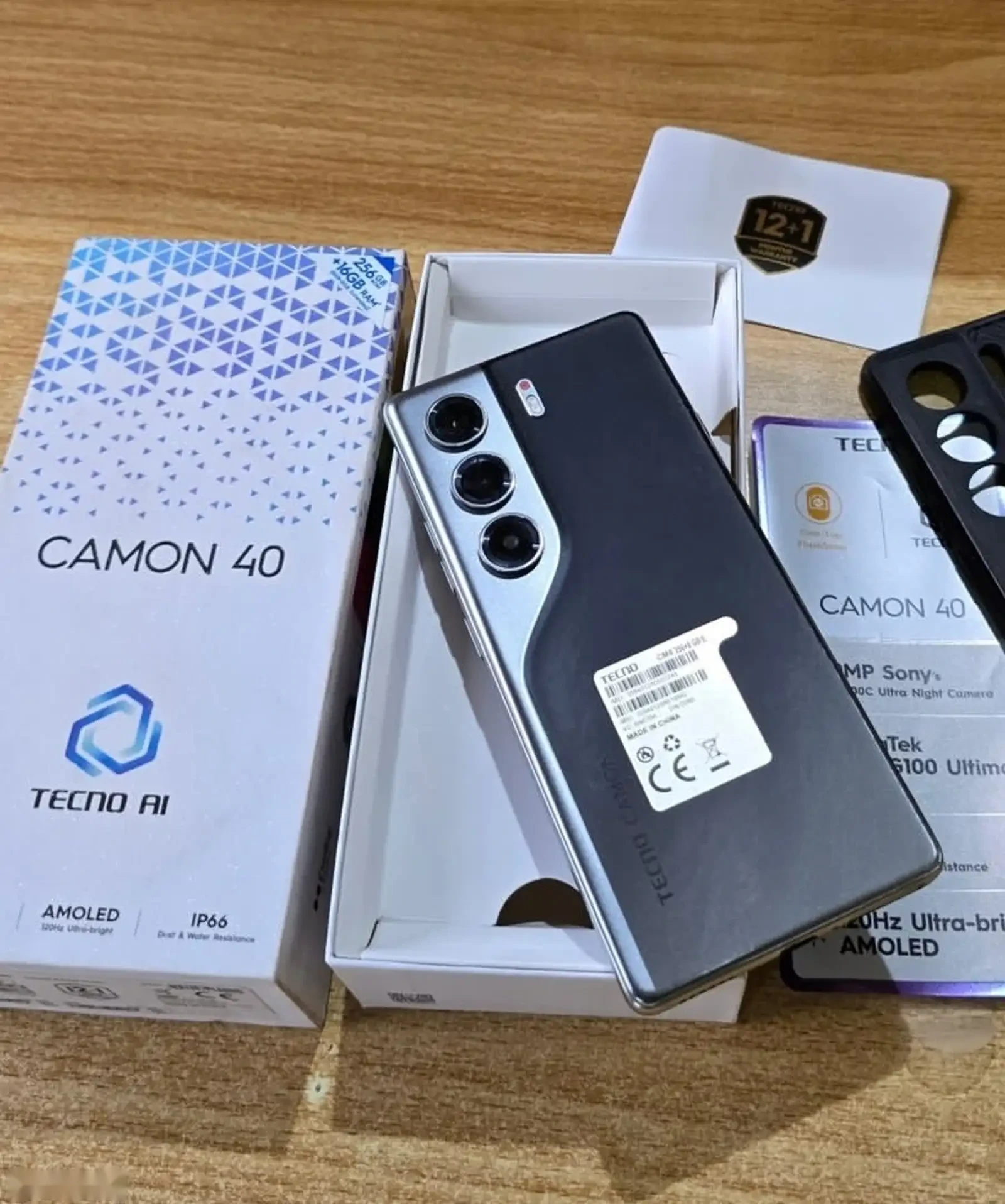 Tecno Camon 40 8+8/256Gb Black Global Version — фото 3