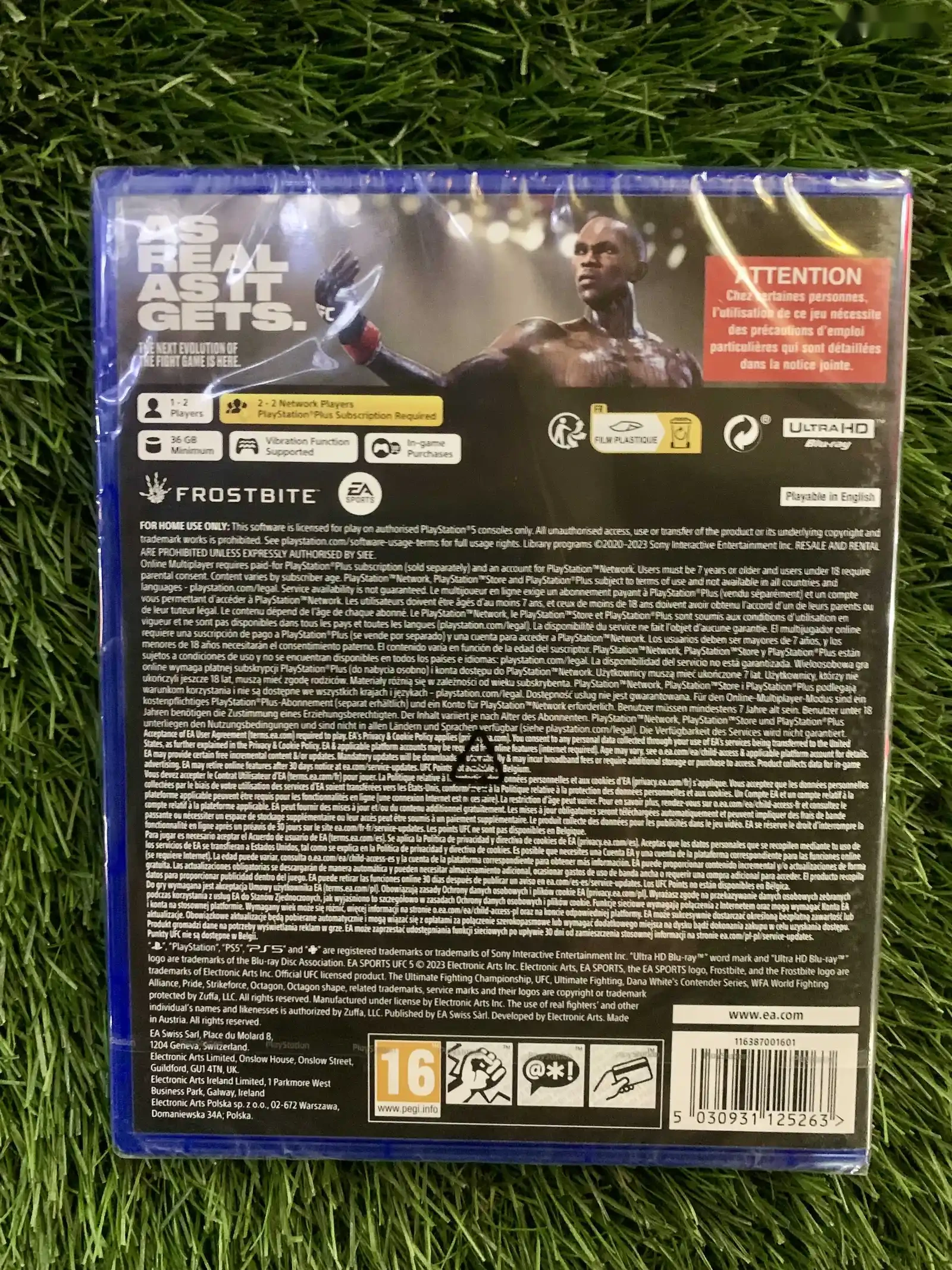 Диск UFC5 для PS5 — фото 2