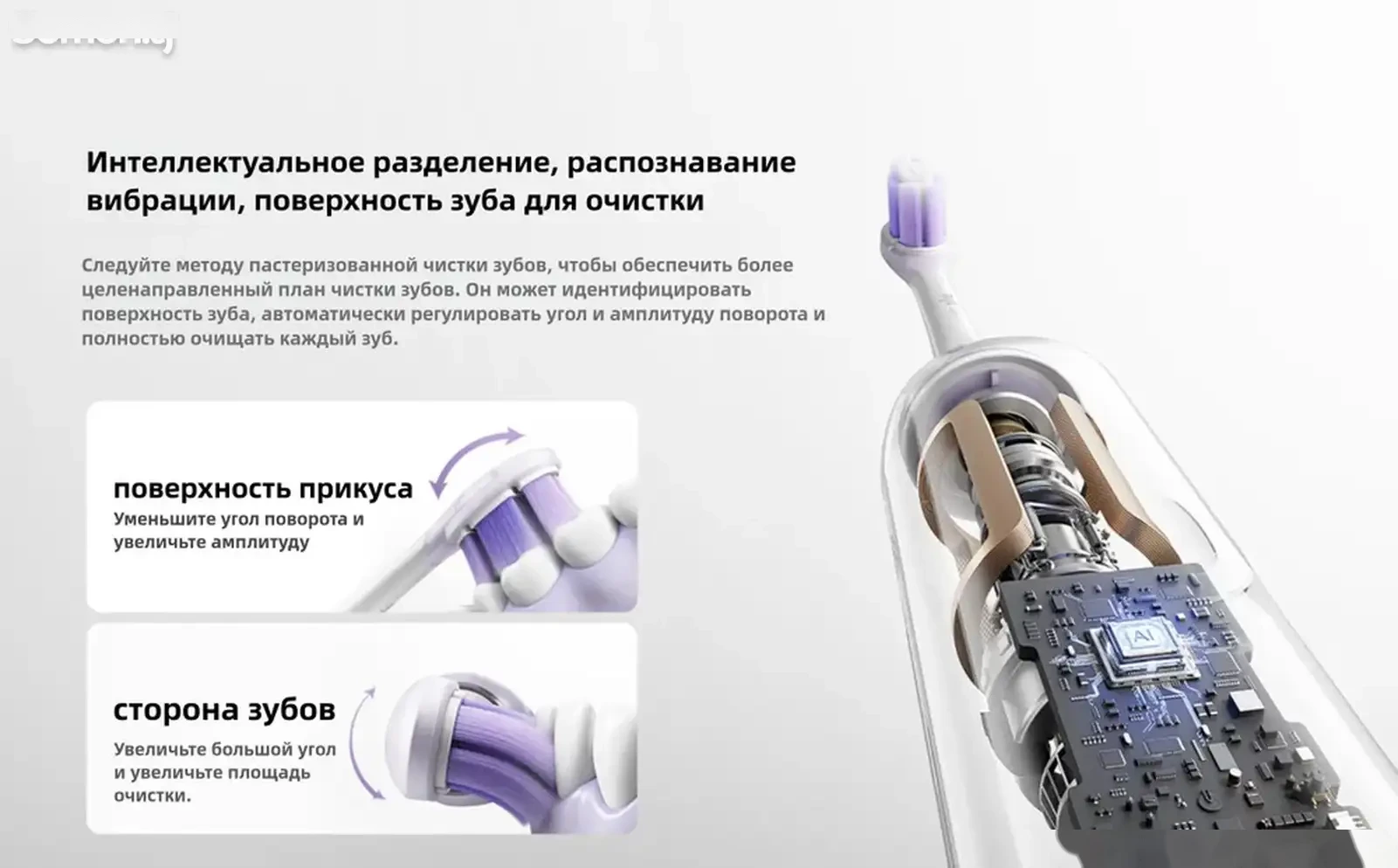 Электрическая зубная щетка Xiaomi Mijia Electric Sonic Vibrating Toothbrush Pro