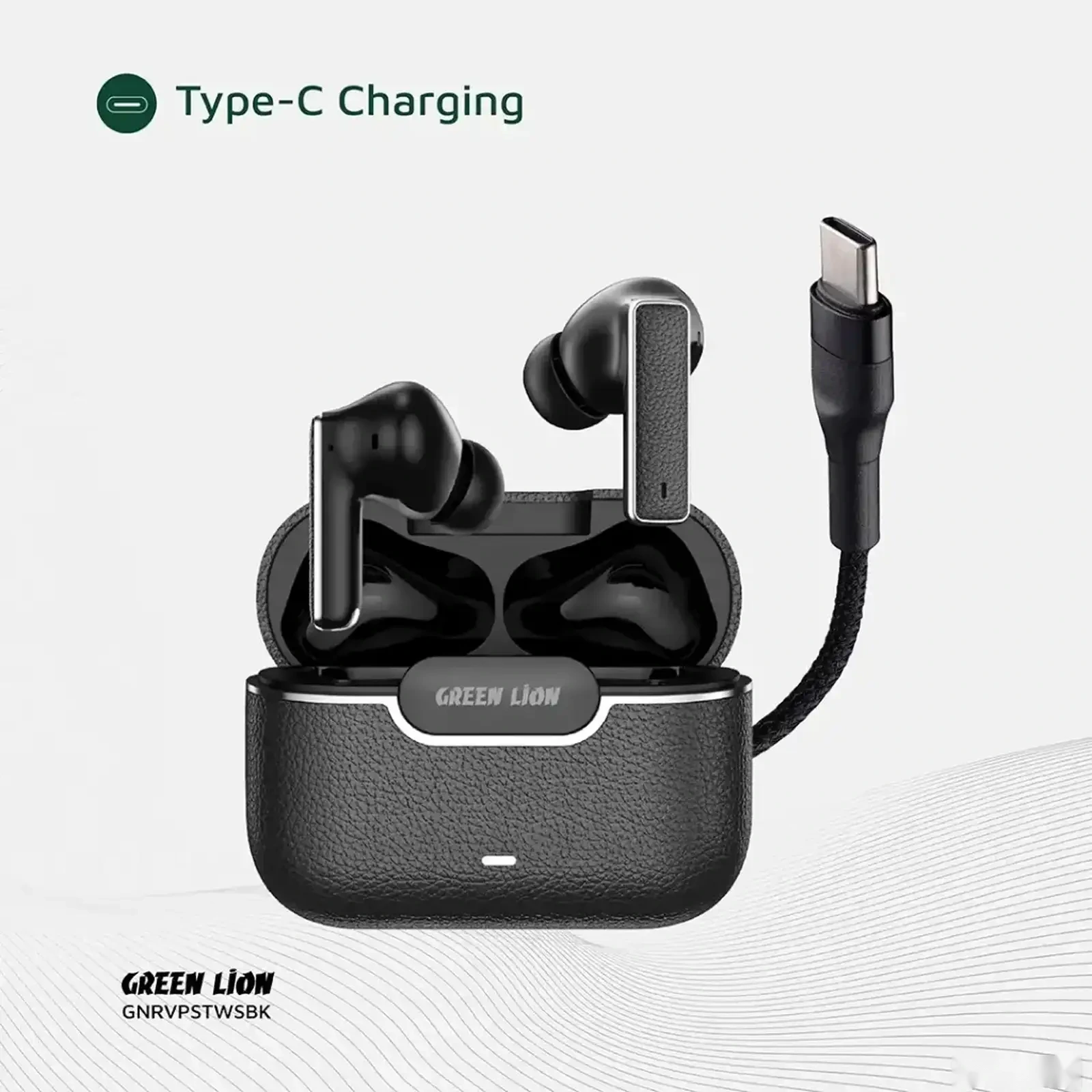 Беспроводные наушники Green Lion River Plus True Wireless Earbuds черный — фото 3