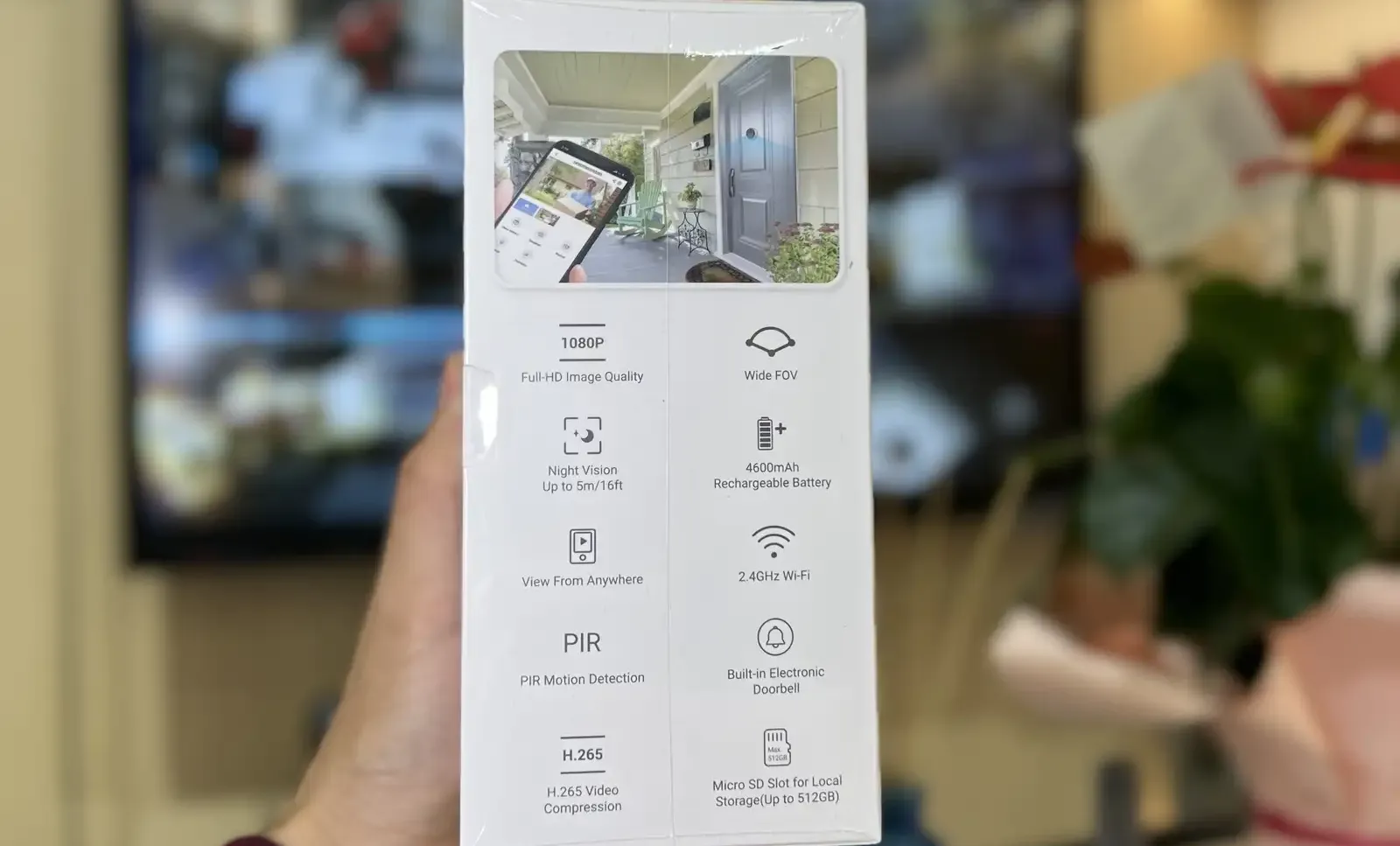 Беспроводной дверной глазок CS-DP2C