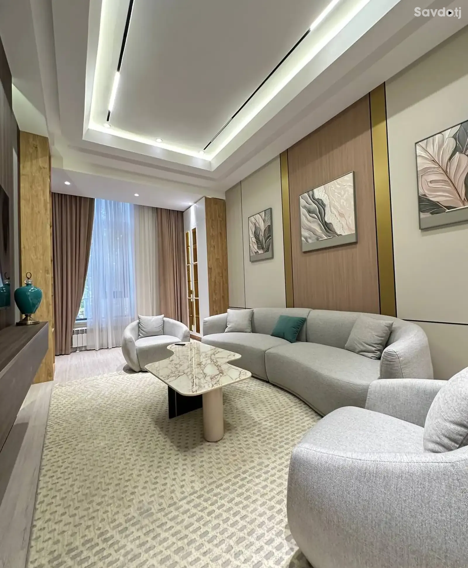 2-комн. квартира, 3 этаж, 67 м², Сино