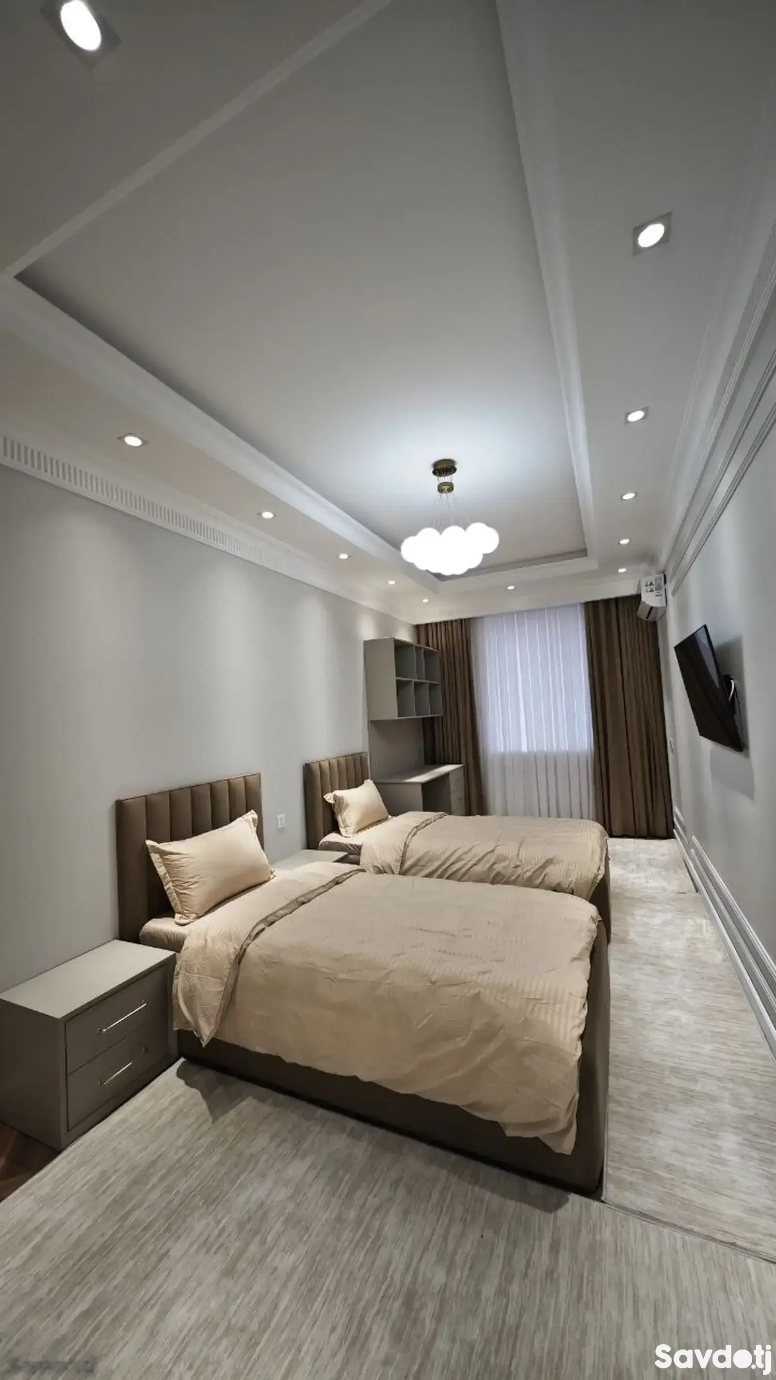 3-комн. квартира, 14 этаж, 131 м², Сомони