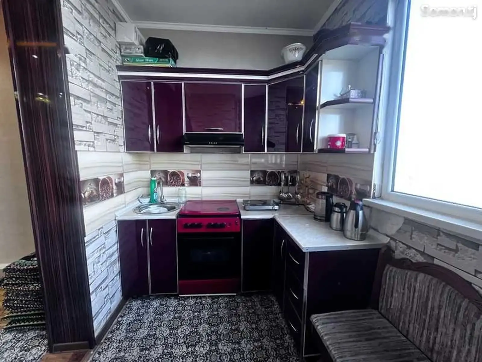 3-комн. квартира, 4 этаж, 80м², Сино