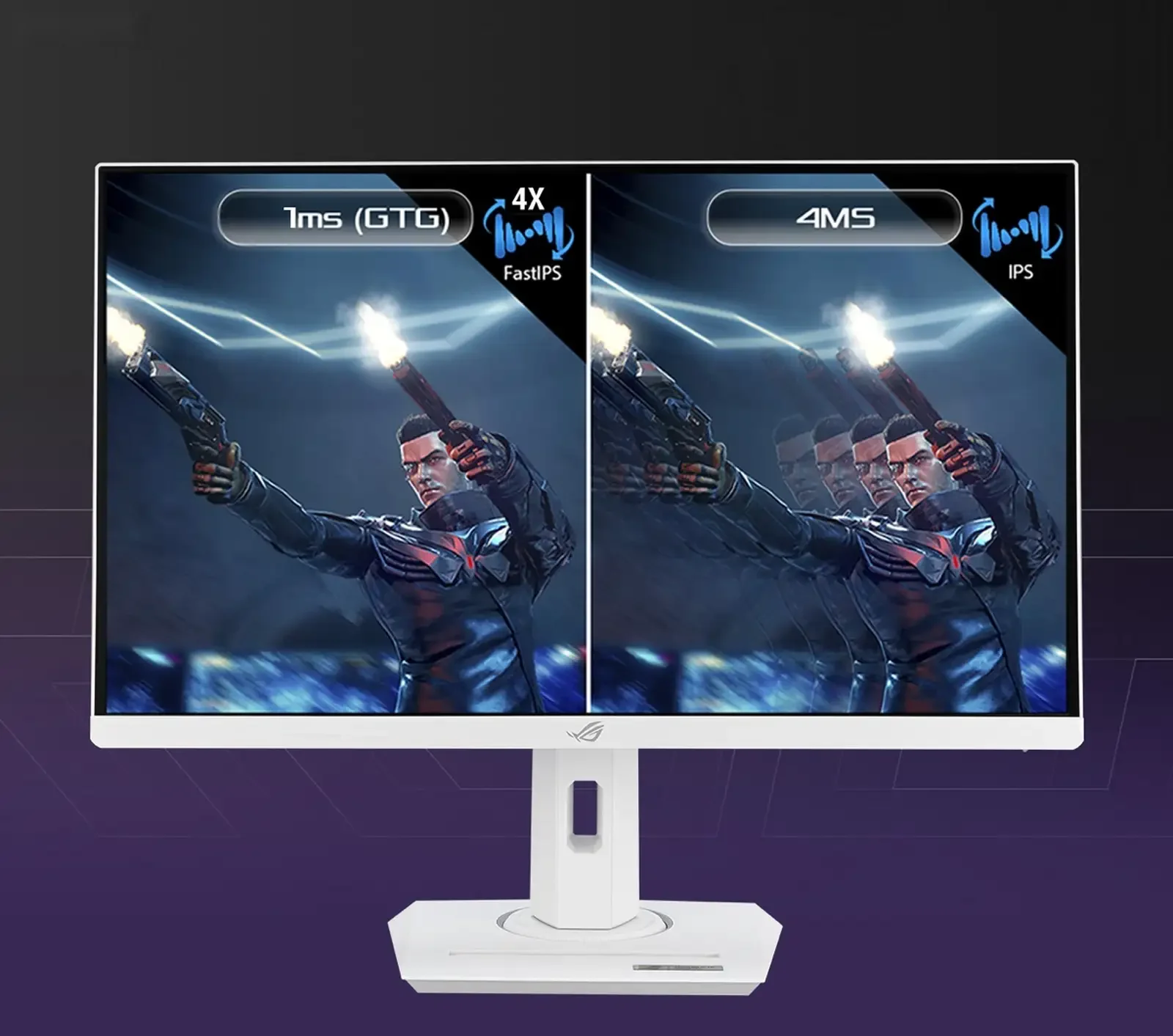 Монитор 24.5 Asus ROG STRIX XG259QNS-W, Ips, 380hz, белый — фото 3