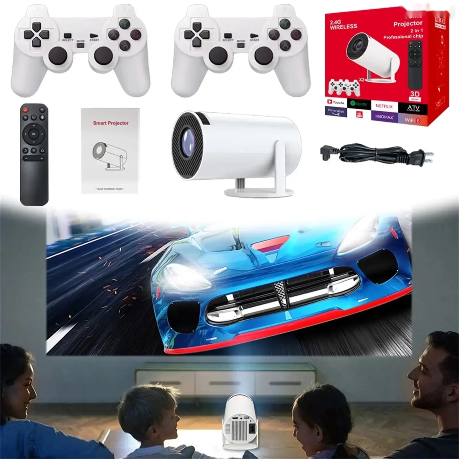 Проектор Game Projector HY300 2.4G Wireless — фото 6