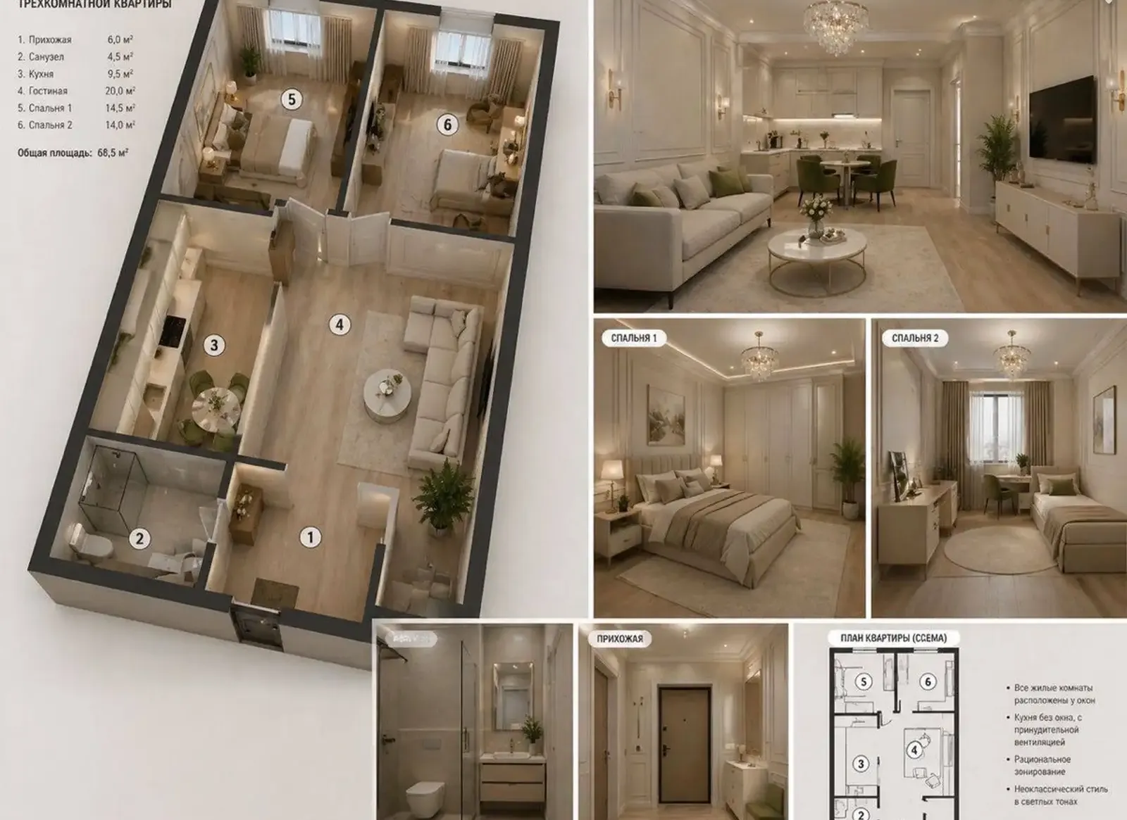 2-комн. квартира, 13 этаж, 97 м², Шохмансур