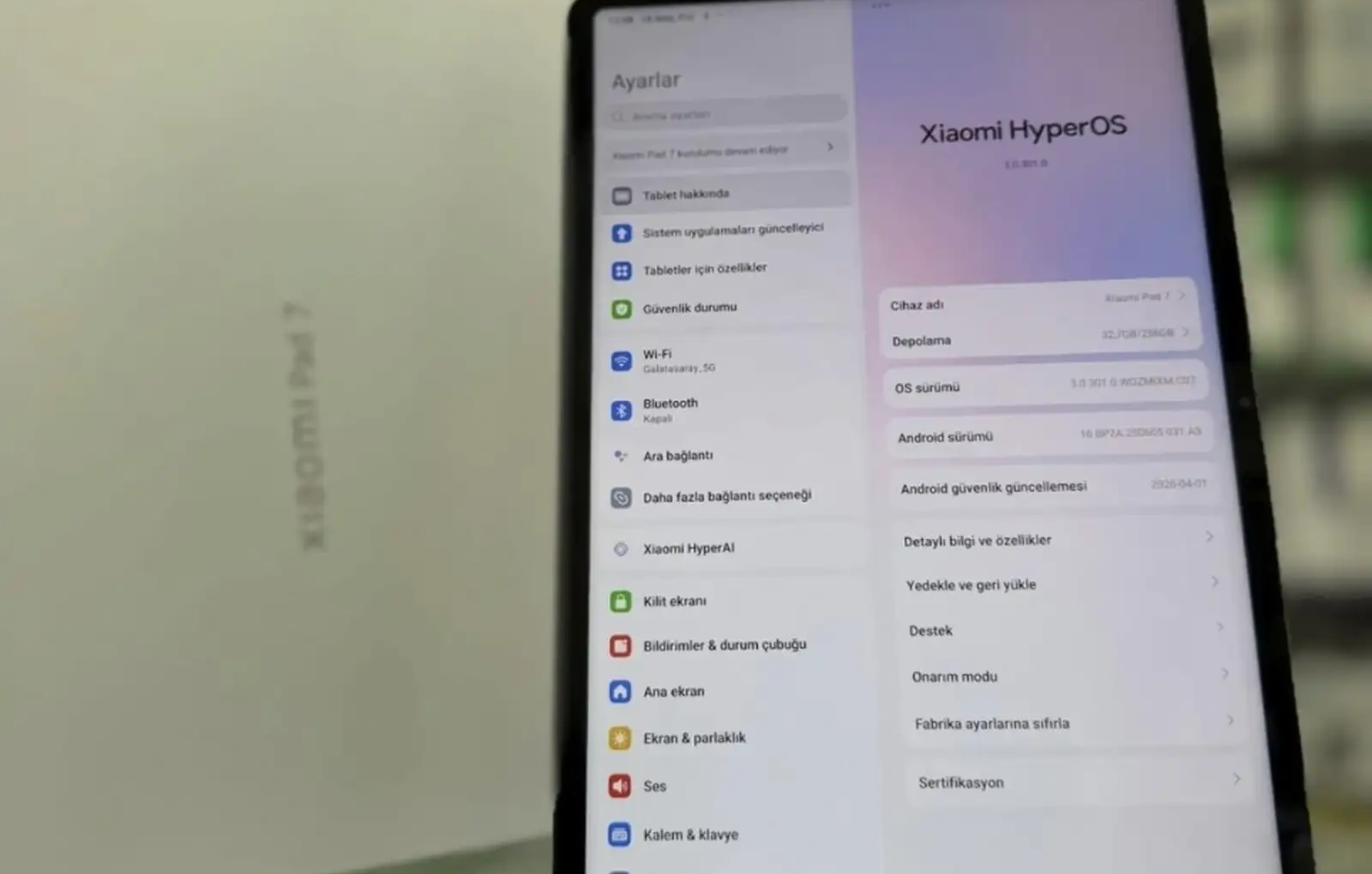 Планшет Xiaomi Pad 7 8+4/256Gb Wi-Fi