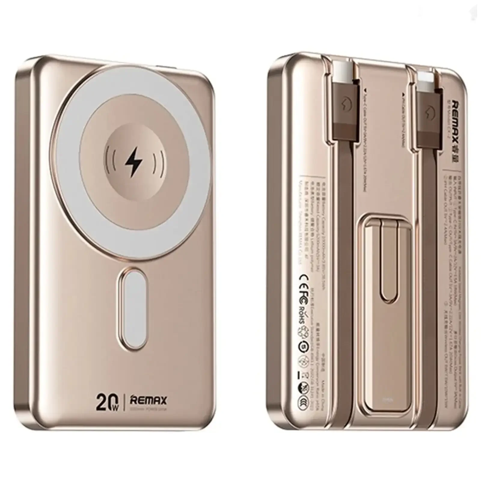 Магнитный аккумулятор REMAX CX-2 10000mAh - 15 Вт — фото 3