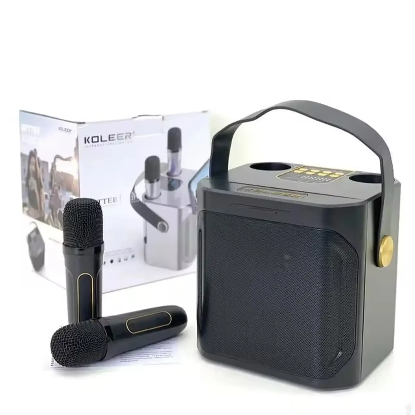 Беспроводная колонка Koleer S882 с караоке 10W TF USB Караоке — фото 2