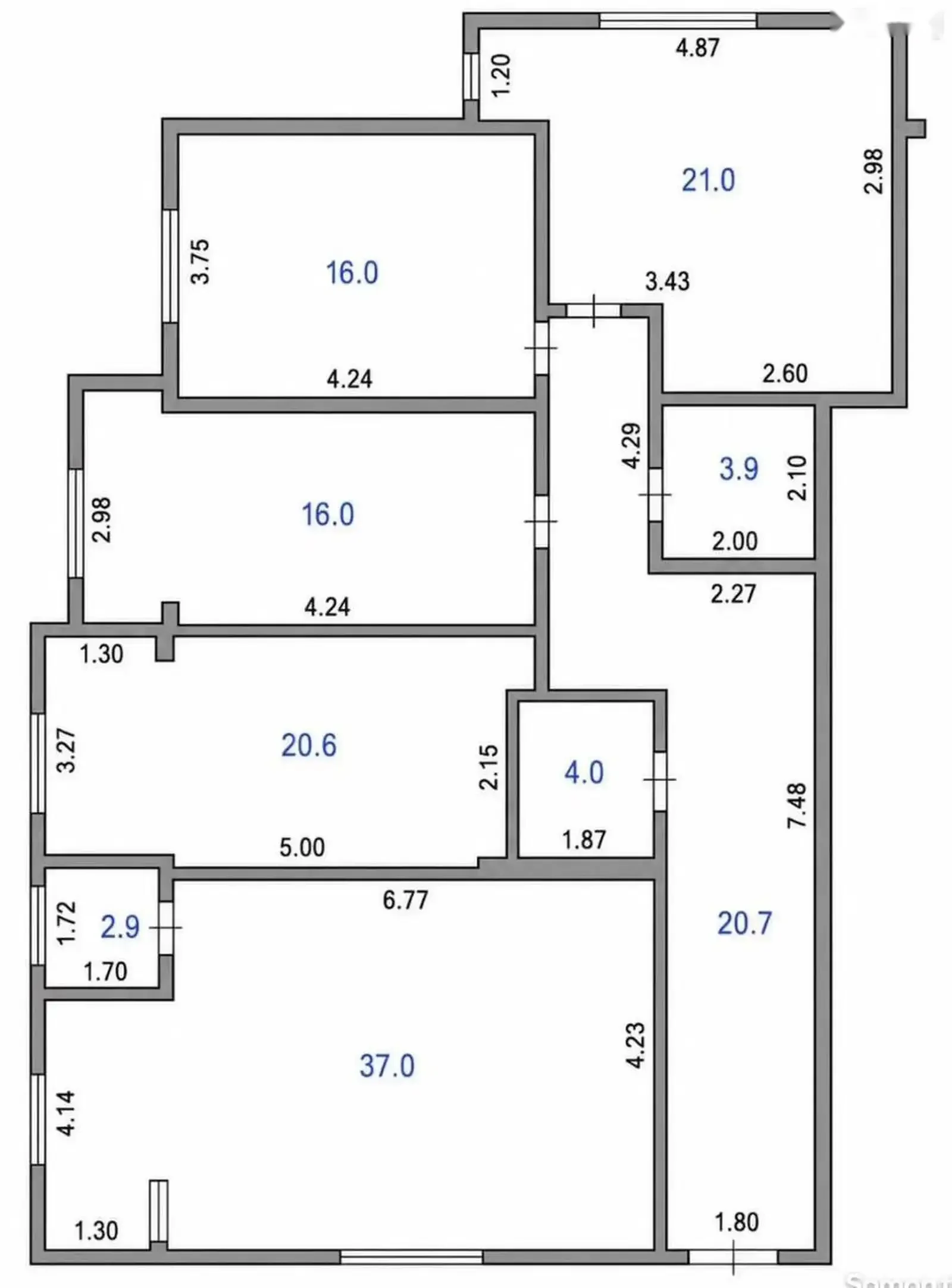 4-комн. квартира, 4 этаж, 150 м², Исмоили сомони,Славянский Аптекаи 5 — фото 2