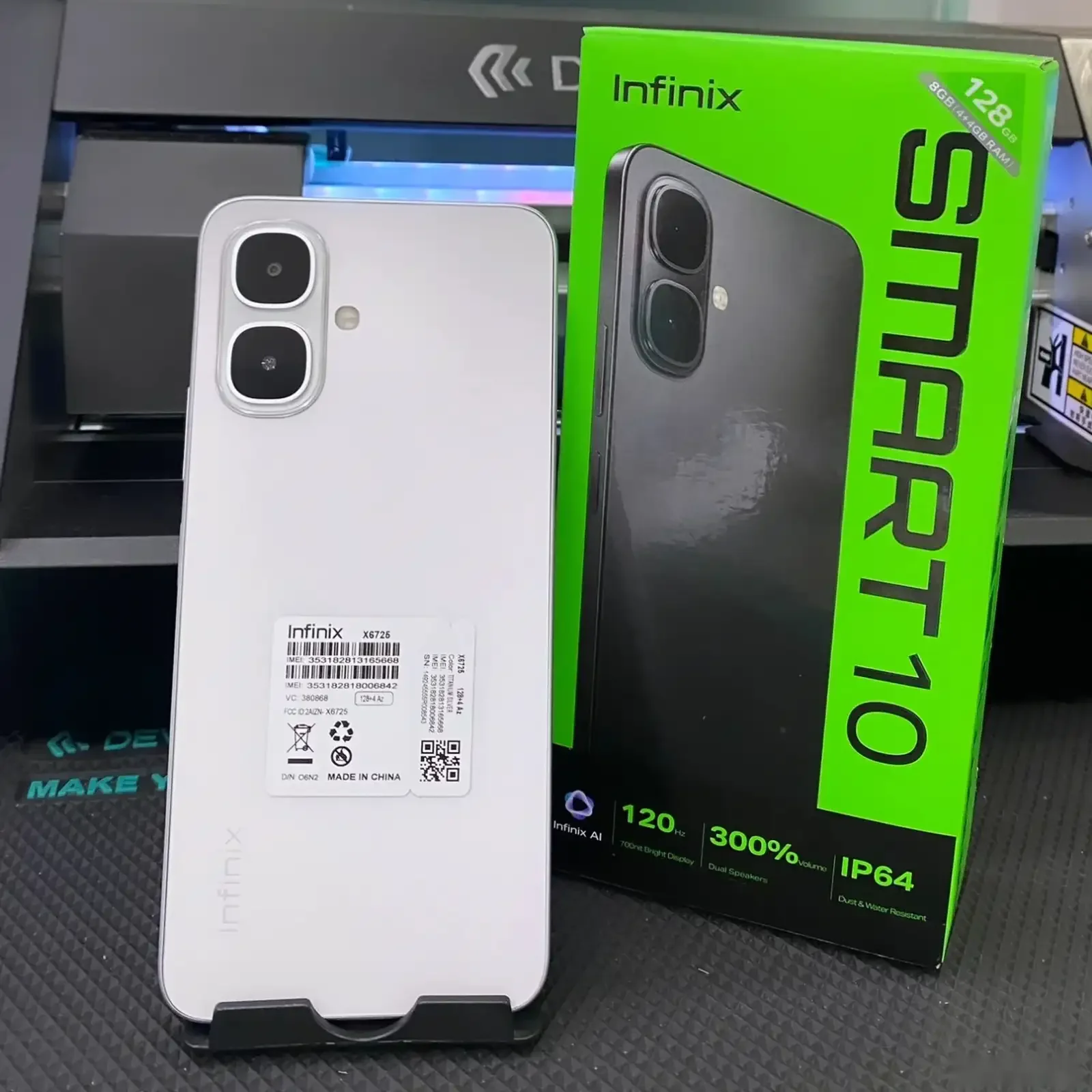 Infinix Smart 10 3+3/64gb black — фото 3