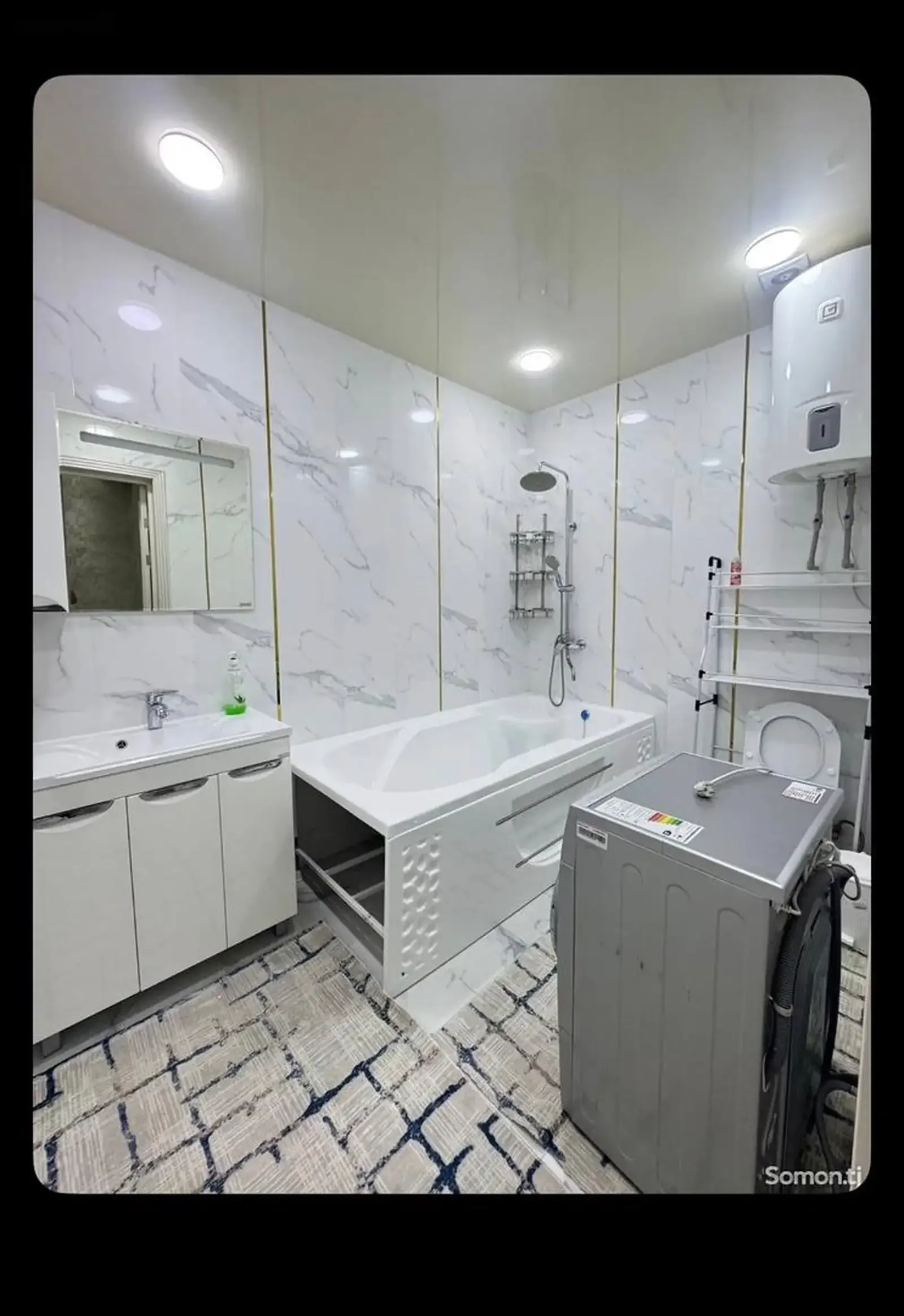 2-комн. квартира, 16 этаж, 105м², Сомони — фото 6
