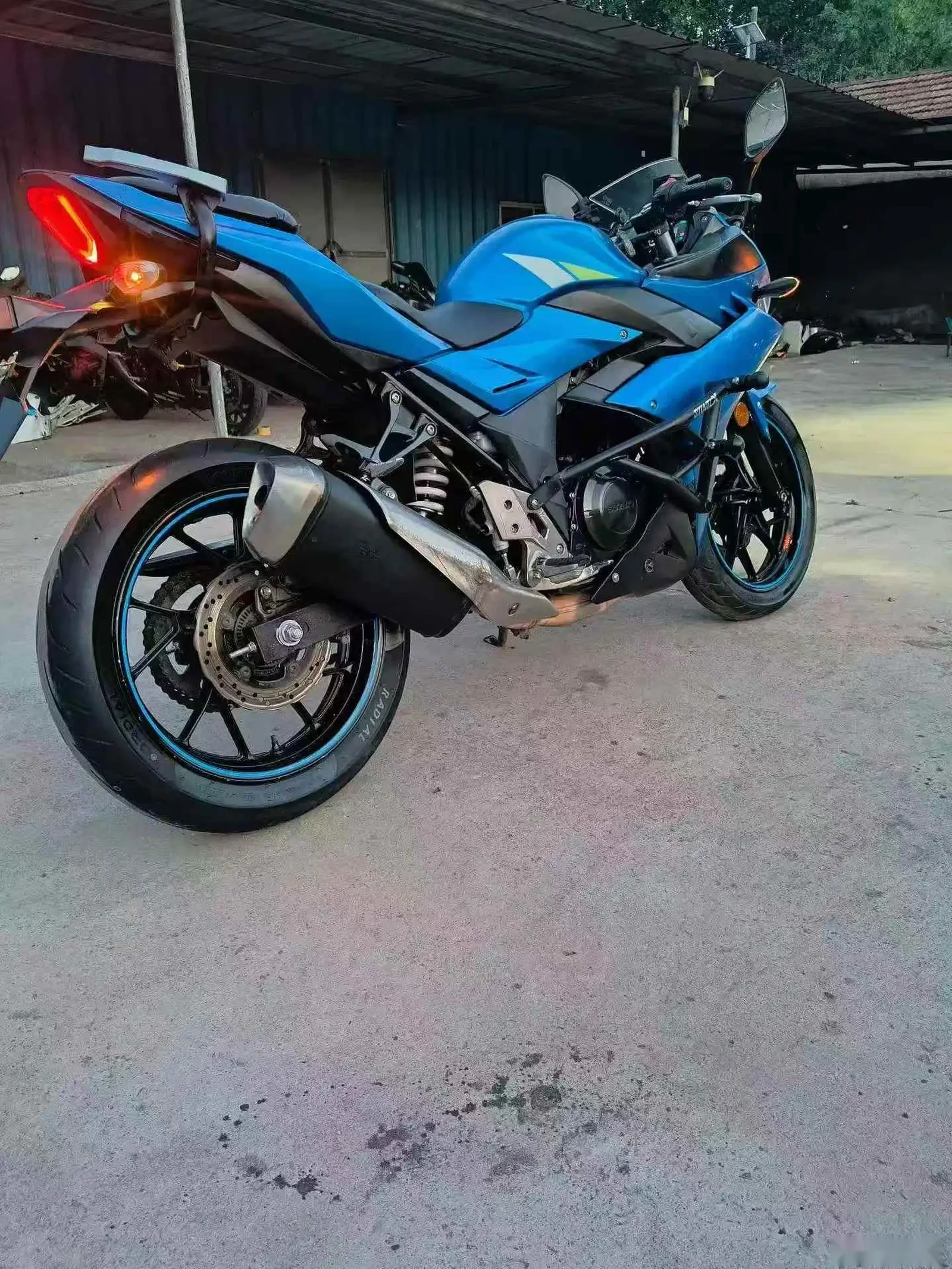 Мотоцикл Suzuki GX 250 на заказ — фото 4
