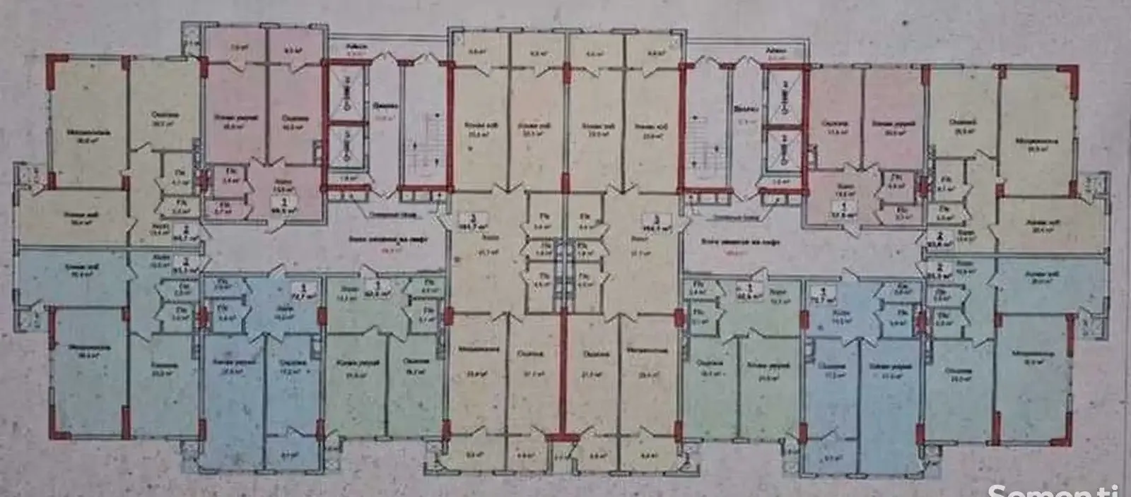 2-комн. квартира, 9 этаж, 95 м², И Сомонӣ
