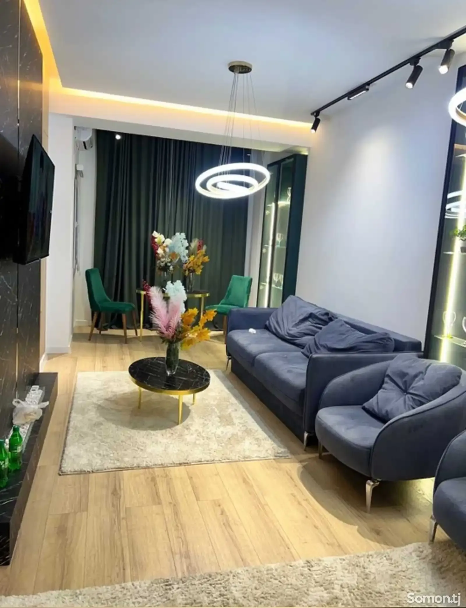 2-комн. квартира, 10 этаж, 70м², голубой экран