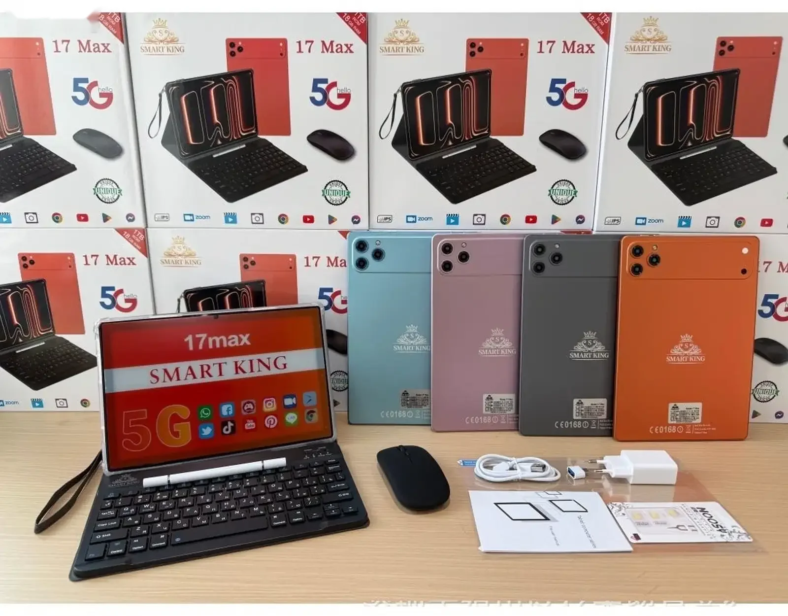 Планшет Smart King 17 Max 18/1TB с клавиатурой и мышью — фото 3