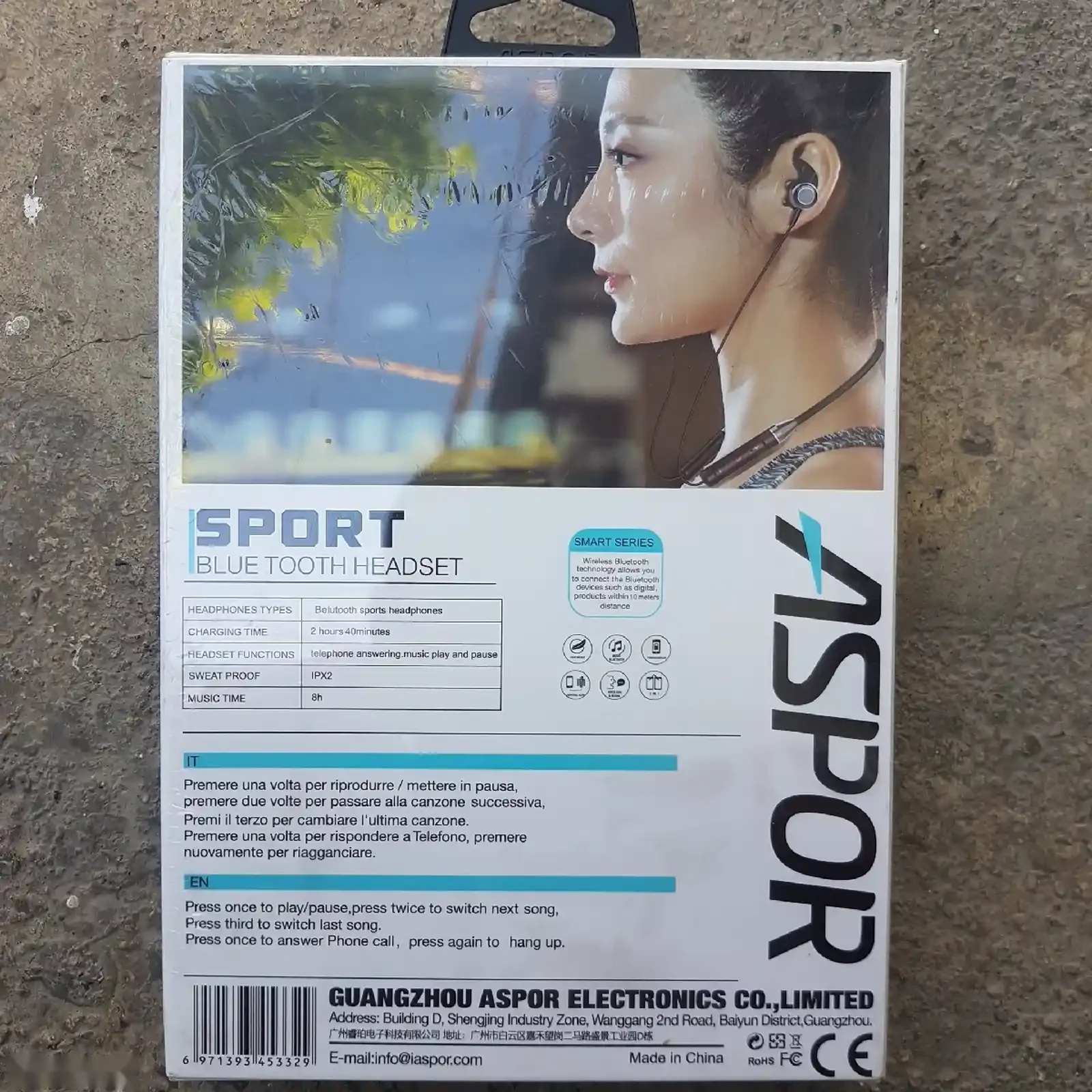 Наушники Aspor A611 sport — фото 2