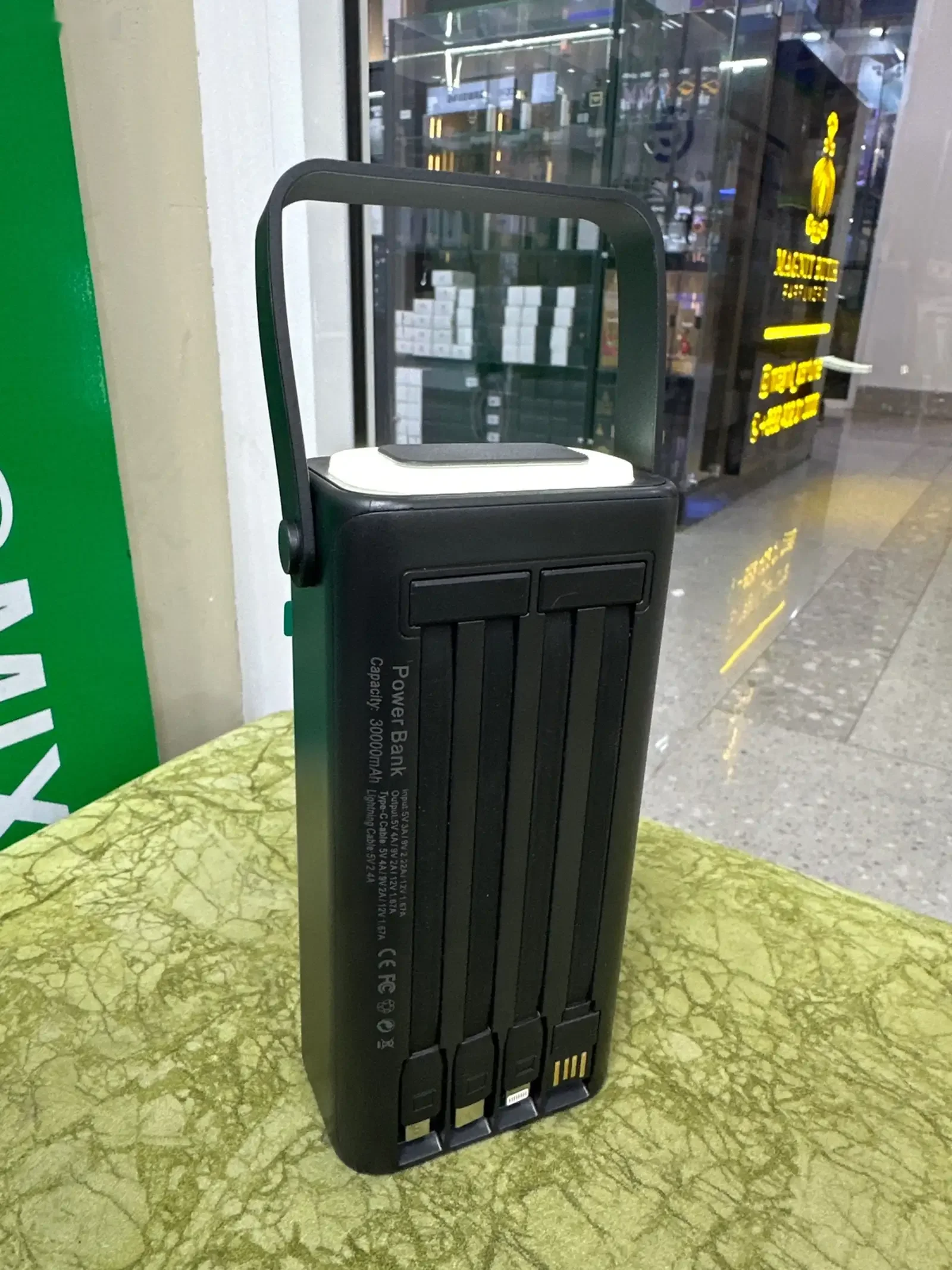 Внешний аккумулятор с фонариком Mars Powerbank 30000 mah — фото 4