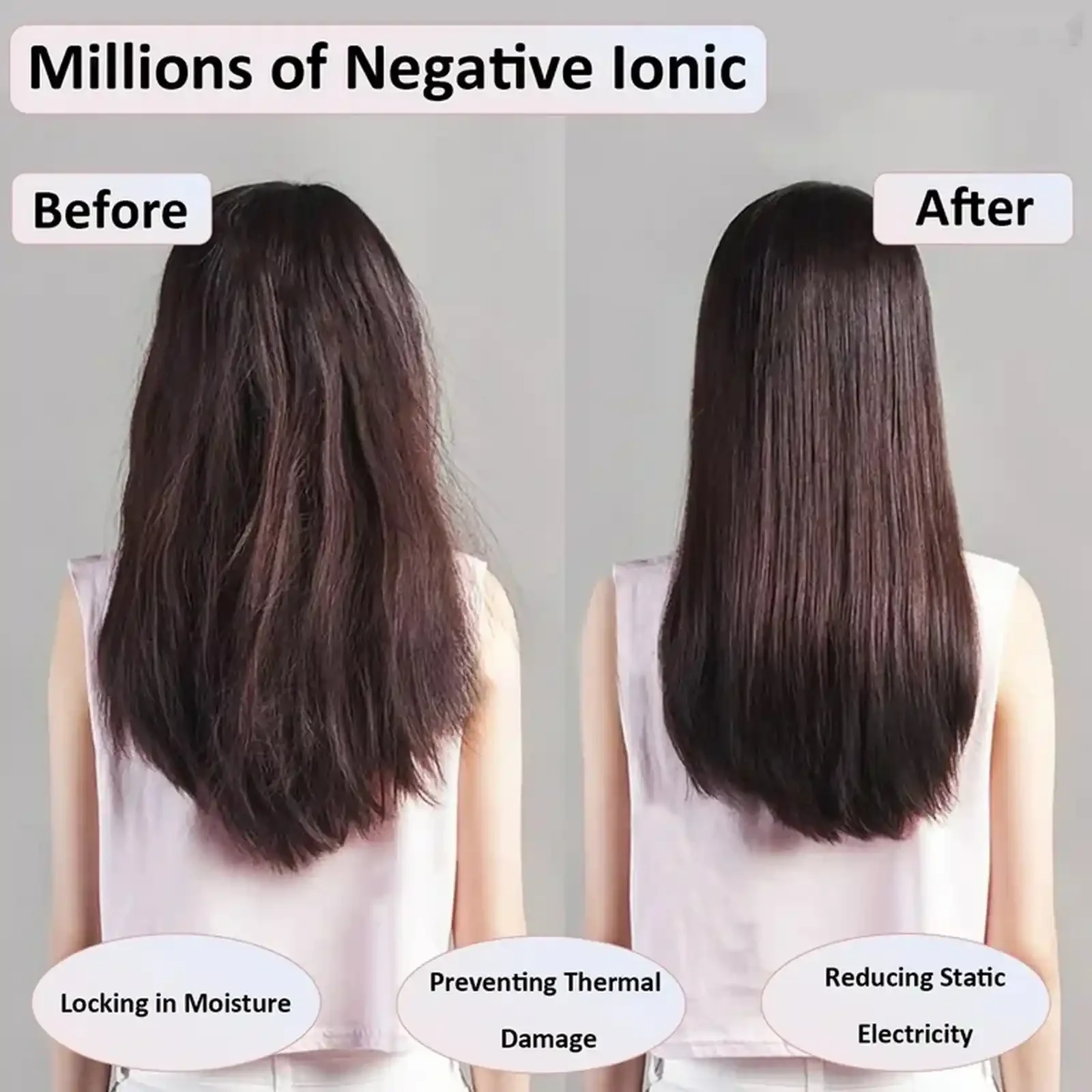 Портативная мини щетка для выпрямления Cordless straightening comb QL001 — фото 3